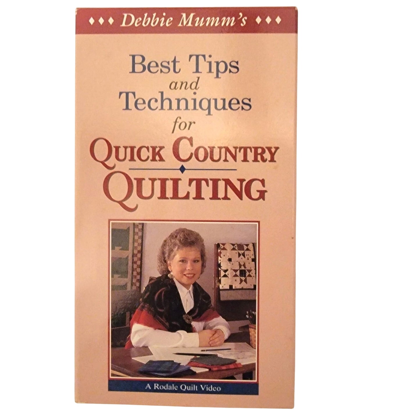 Best Tips & Techniques for Quick Country Quilting VHS Movie Tape Vintage 90s Fun