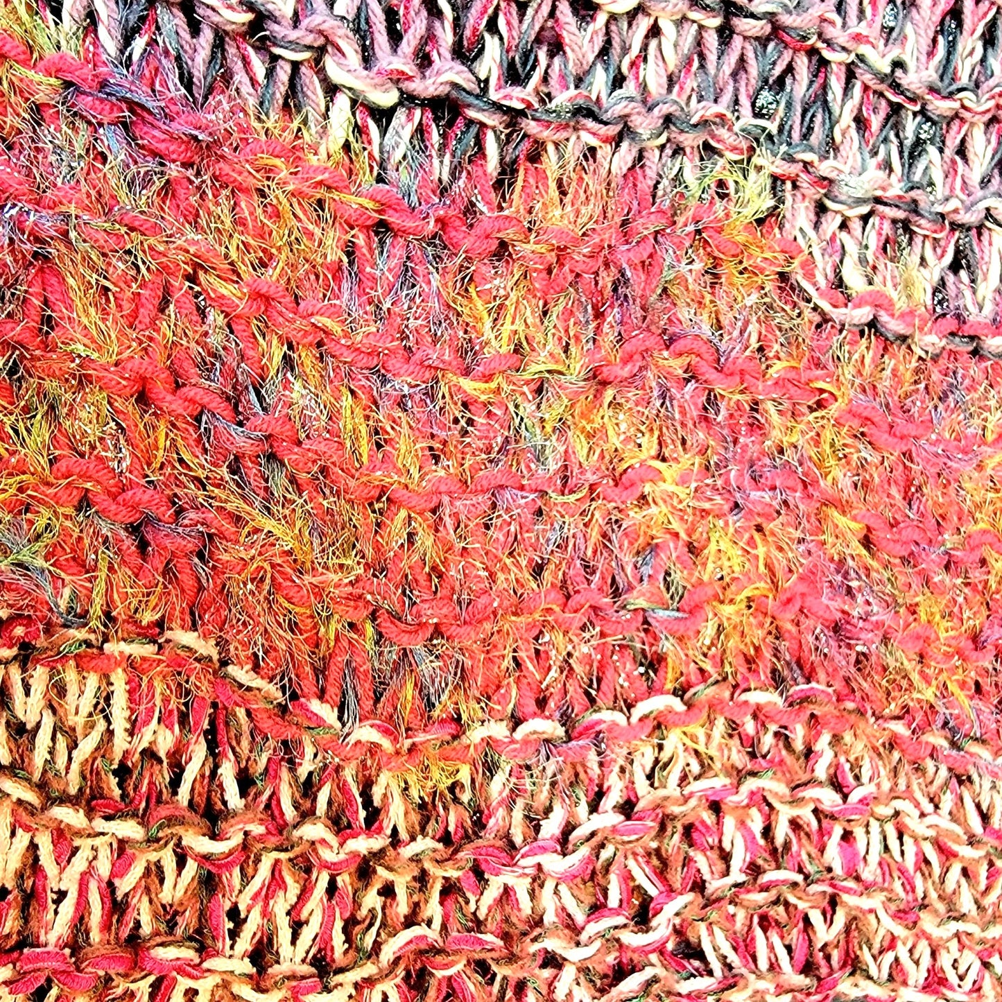 Colorful Fringe Oversize Infinity Scarf Wrap Crochet Knit Women Pink Purple Soft