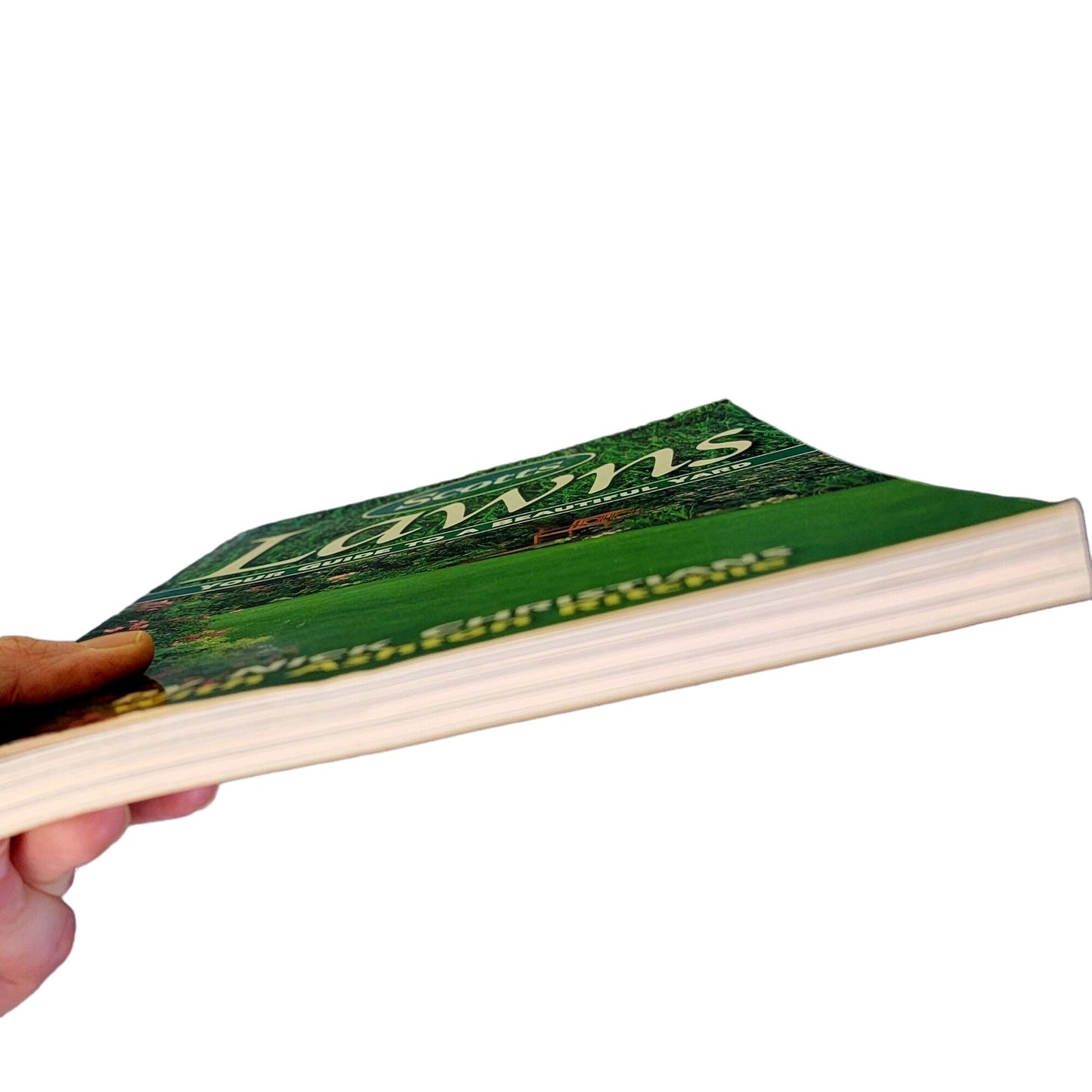 Vintage 2002 Scotts Lawn Paperback Book Reference Guide Grass Green Gardening