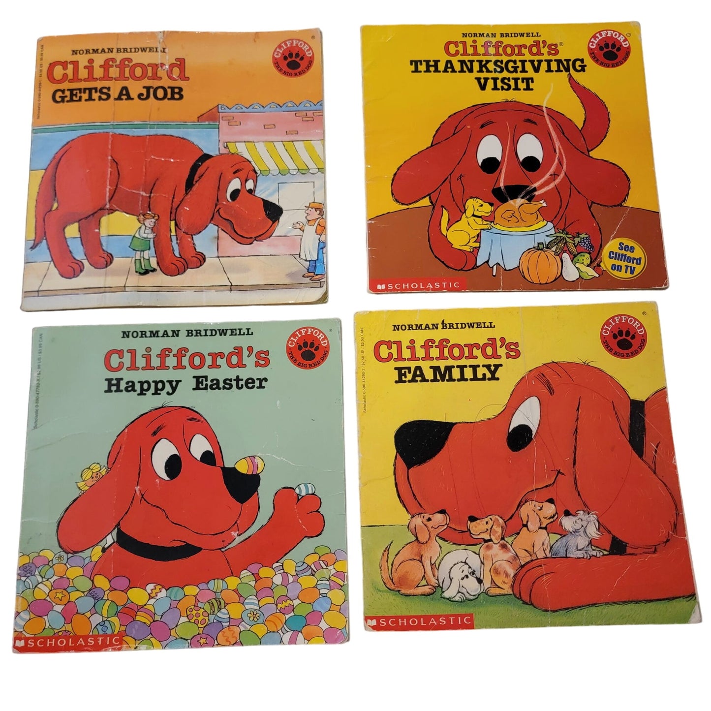 Clifford Book Lot Berenstain Bears Children Vintage Kid Education