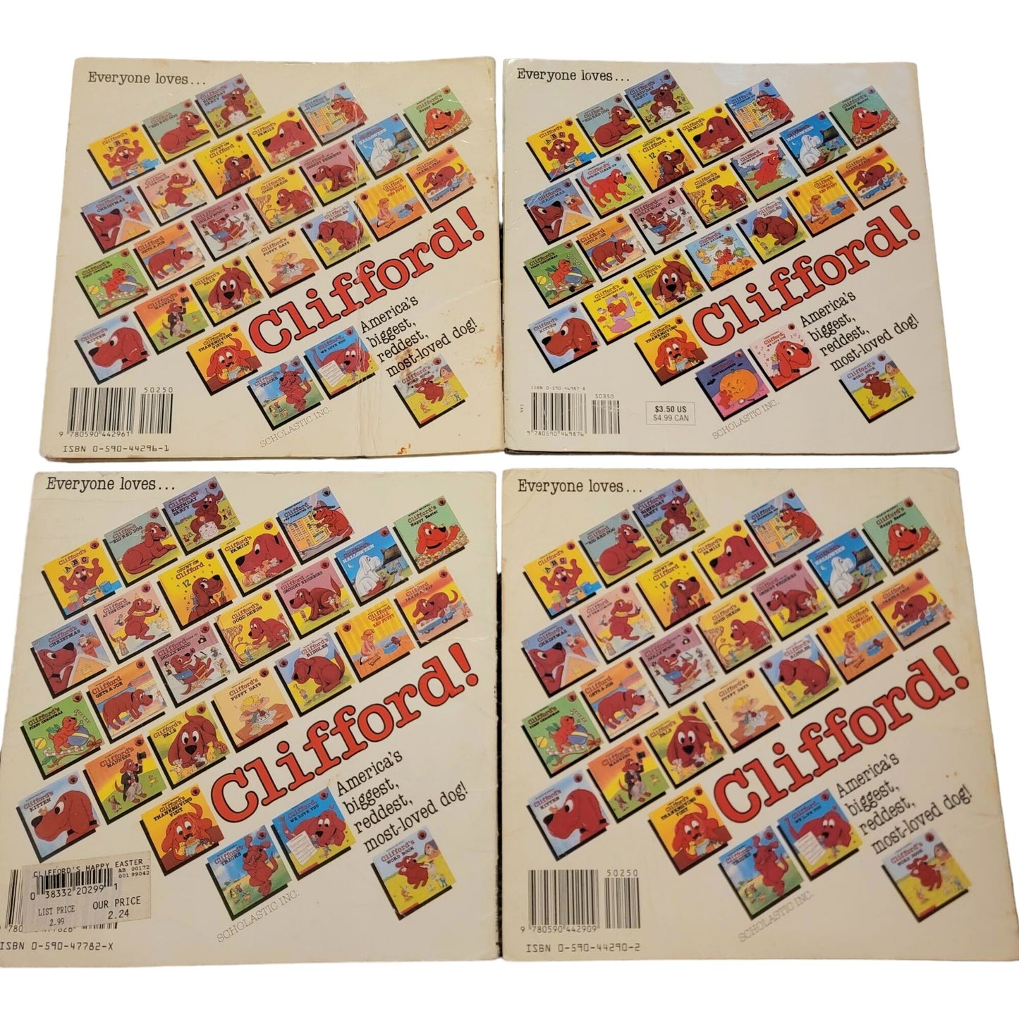Clifford Book Lot Berenstain Bears Children Vintage Kid Education