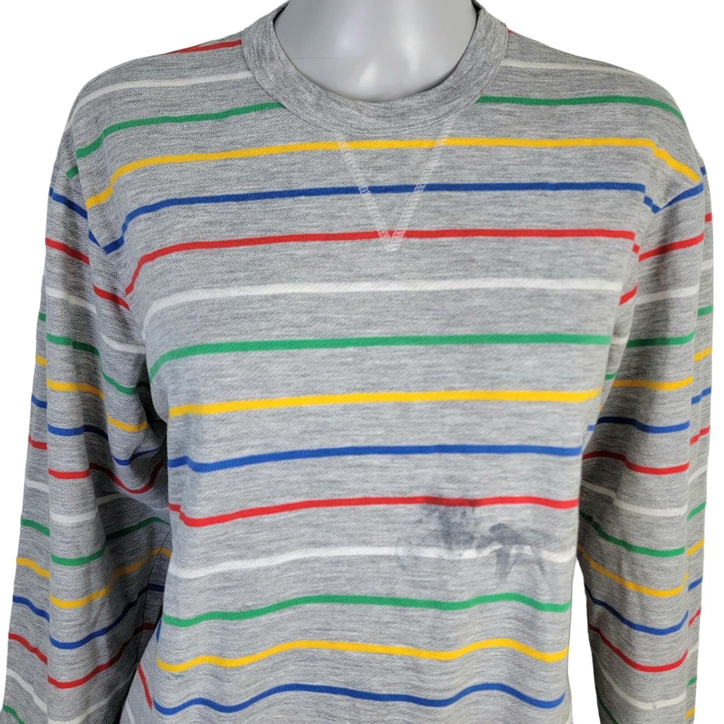 Wrangler Vintage 80s Sweatshirt Unisex XL Women Men Primary Stripe Shirt