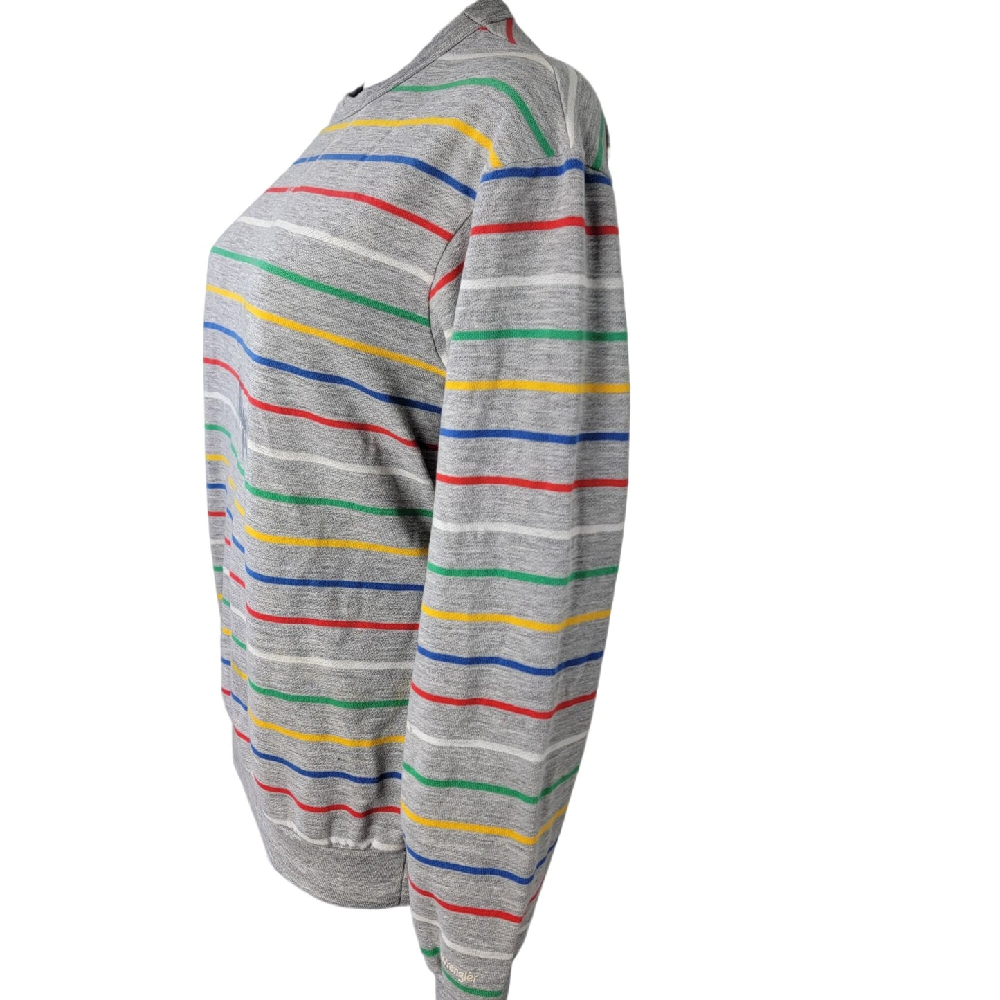 Wrangler Vintage 80s Sweatshirt Unisex XL Women Men Primary Stripe Shirt