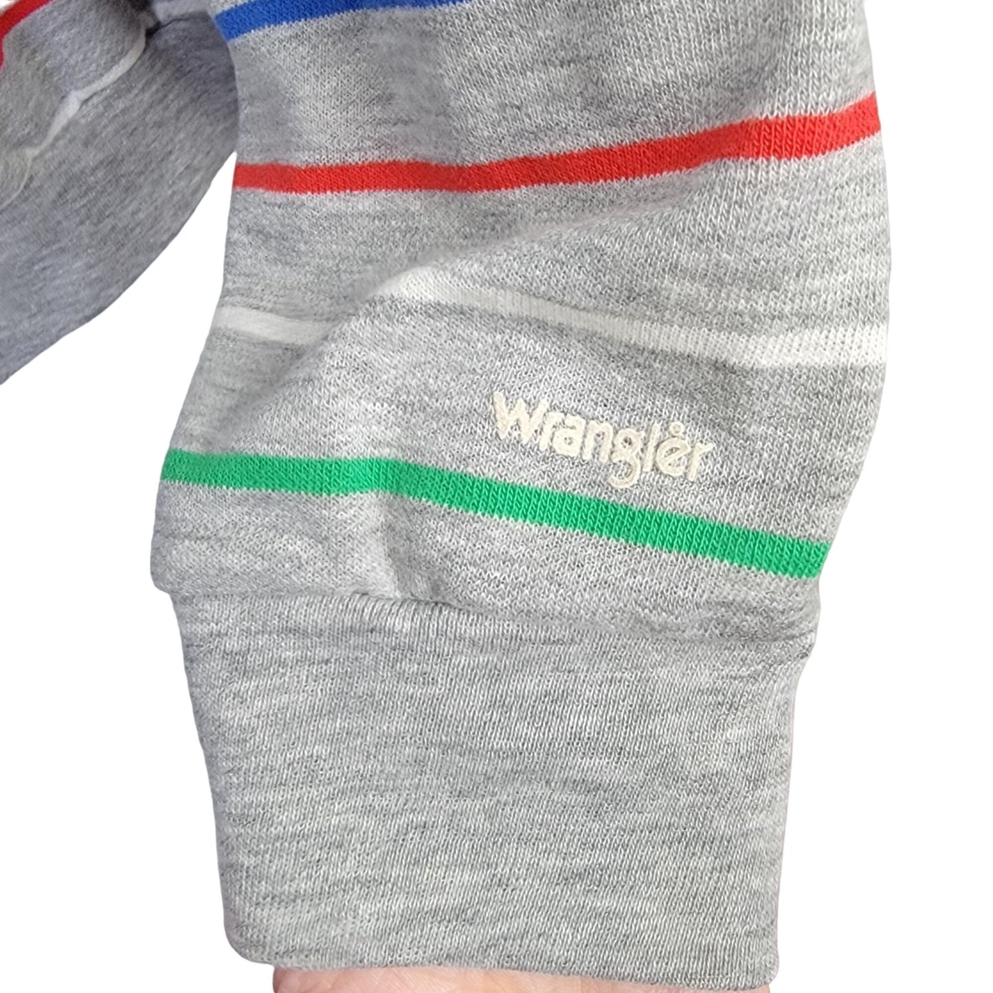 Wrangler Vintage 80s Sweatshirt Unisex XL Women Men Primary Stripe Shirt