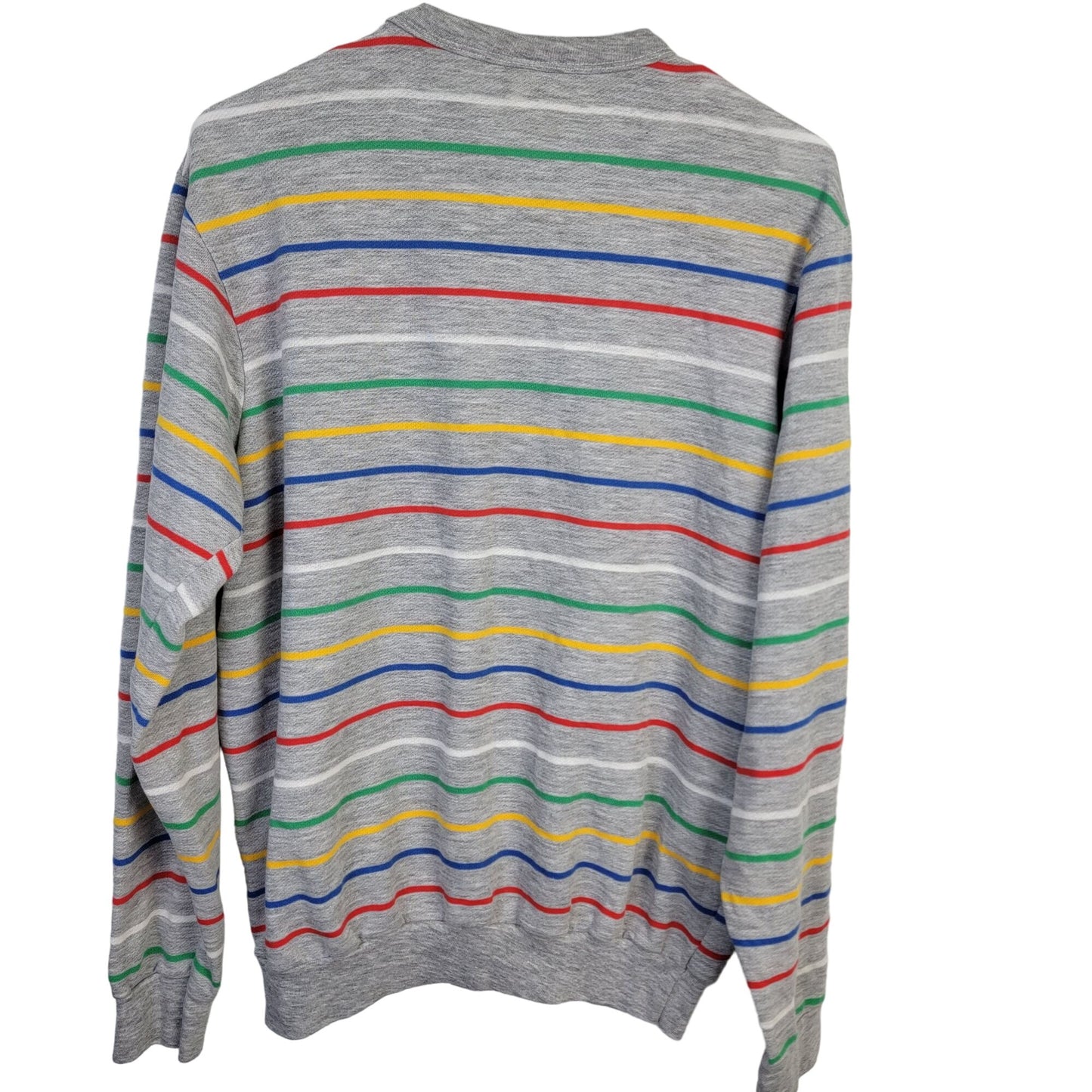 Wrangler Vintage 80s Sweatshirt Unisex XL Women Men Primary Stripe Shirt