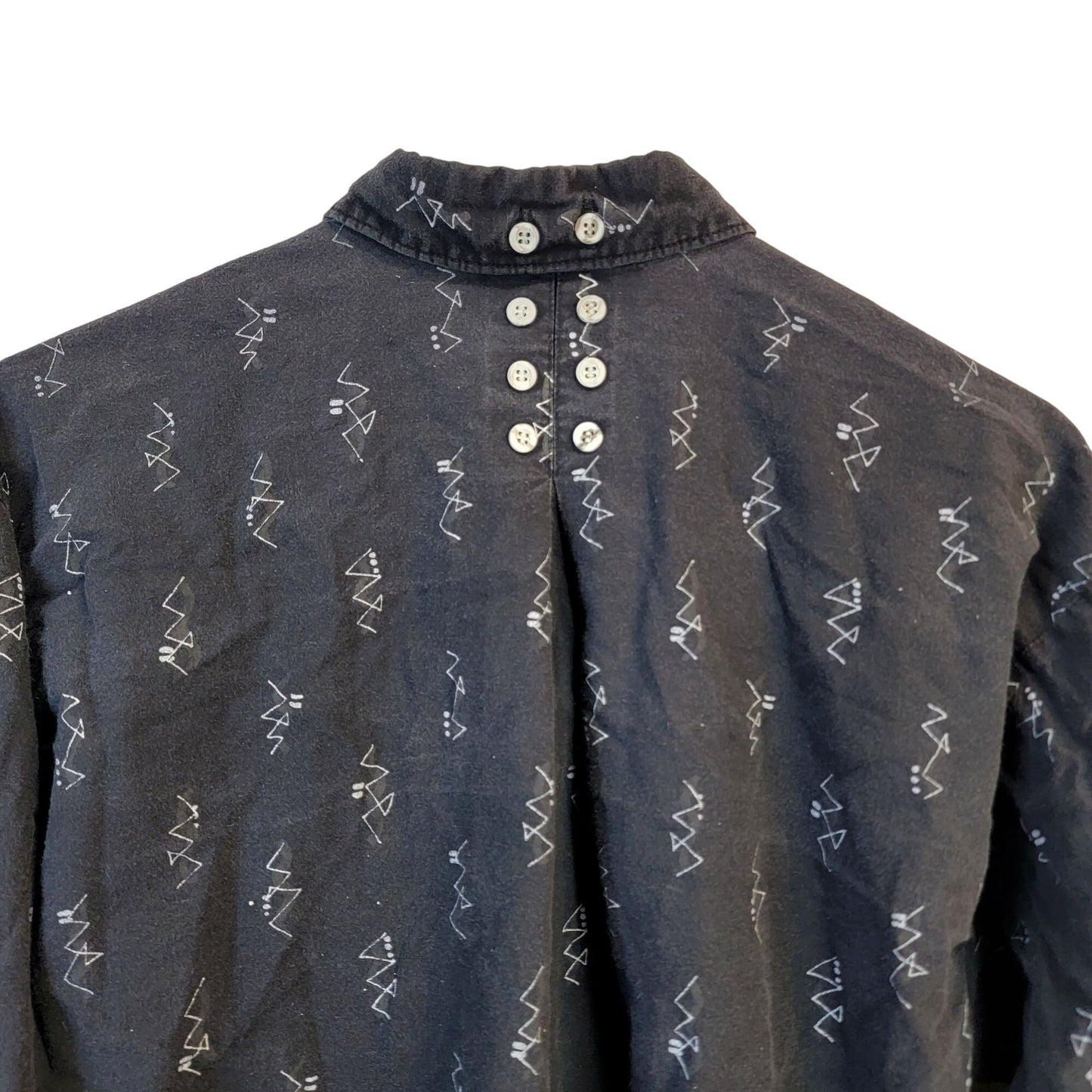 Rocky Mountain Vintage 80s Western Shirt Women Medium Black Cowgirl