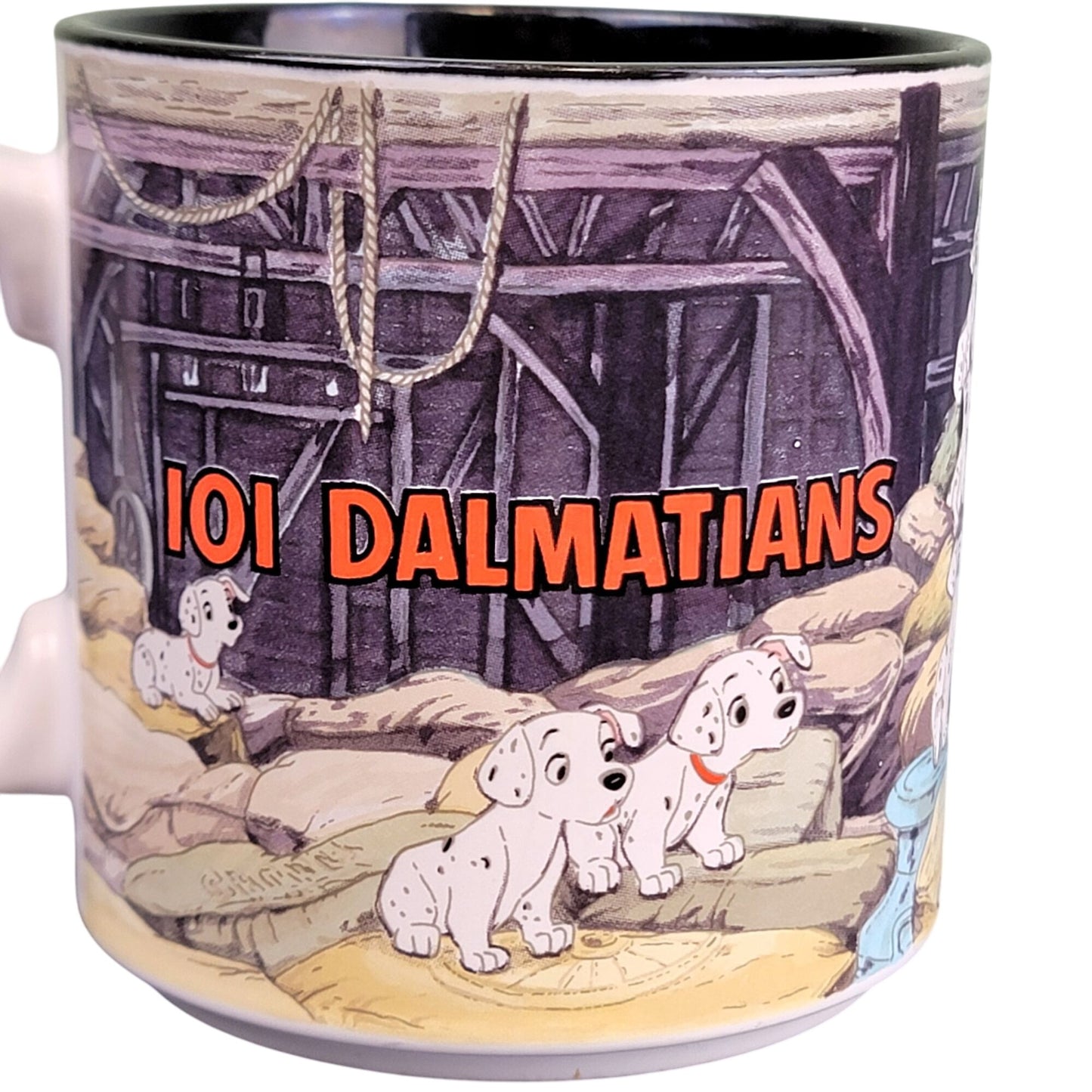 Walt Disney Vintage 90s 101 Dalmatians Mug 10 oz Ceramic Handle Cup
