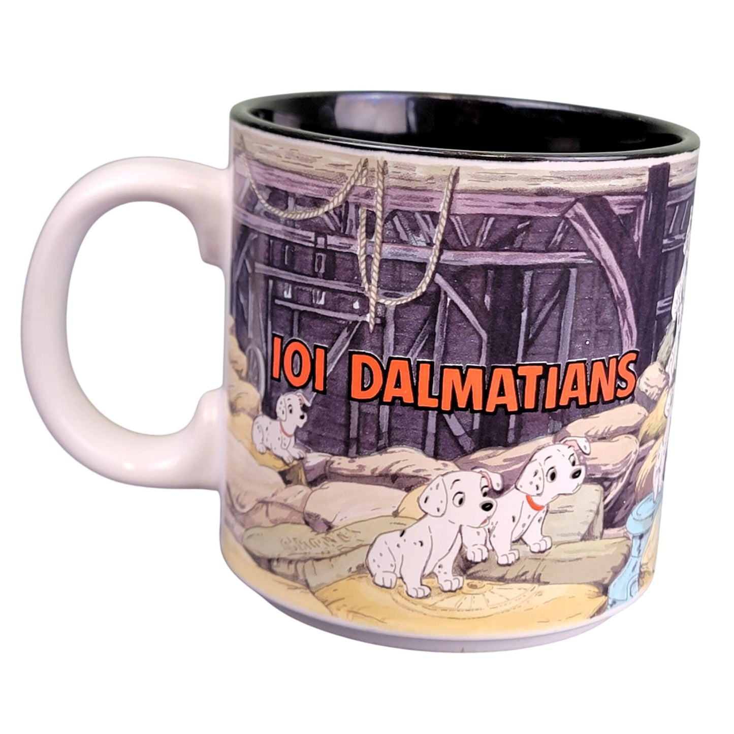 Walt Disney Vintage 90s 101 Dalmatians Mug 10 oz Ceramic Handle Cup