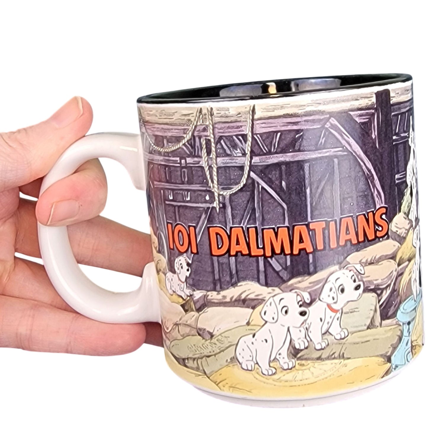 Walt Disney Vintage 90s 101 Dalmatians Mug 10 oz Ceramic Handle Cup