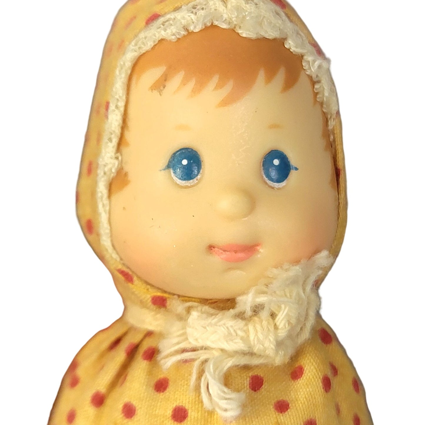 Mama and Baby Beans Vintage Doll Blond Hair Dress 1975 70s Toy Child Play Mattel