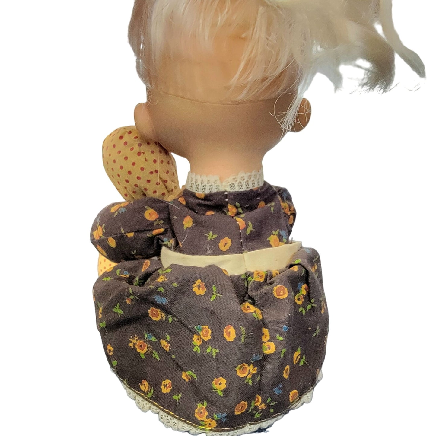 Mama and Baby Beans Vintage Doll Blond Hair Dress 1975 70s Toy Child Play Mattel
