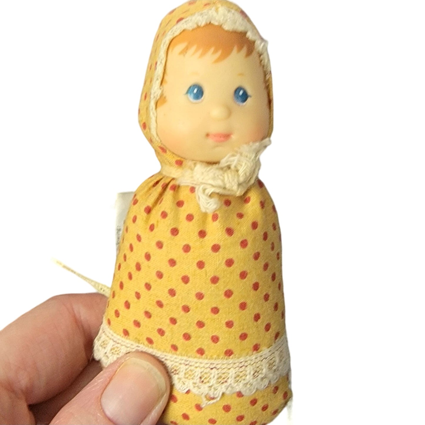 Mama and Baby Beans Vintage Doll Blond Hair Dress 1975 70s Toy Child Play Mattel
