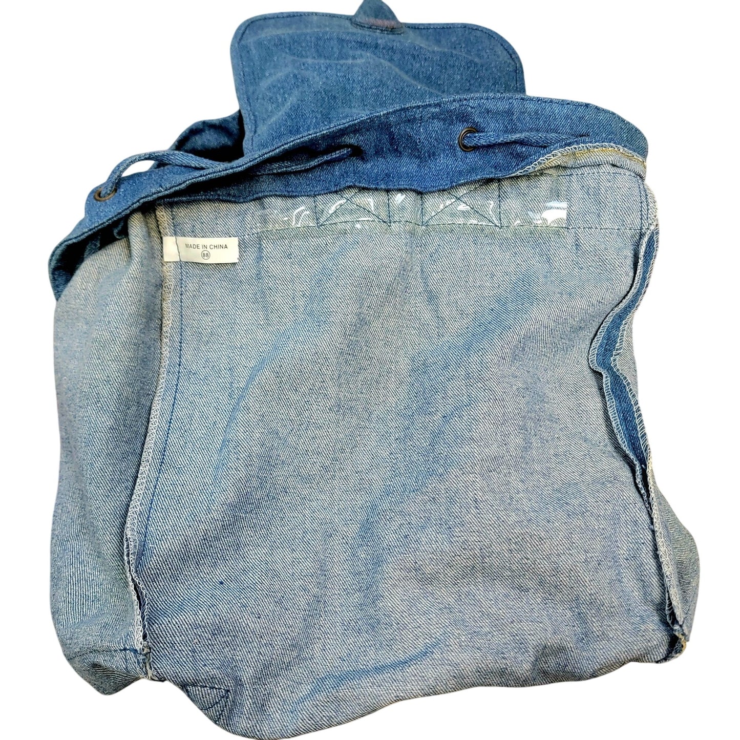 Arizona Jean Vintage 90s Denim Backpack Large Bag Purse Women Southwestern