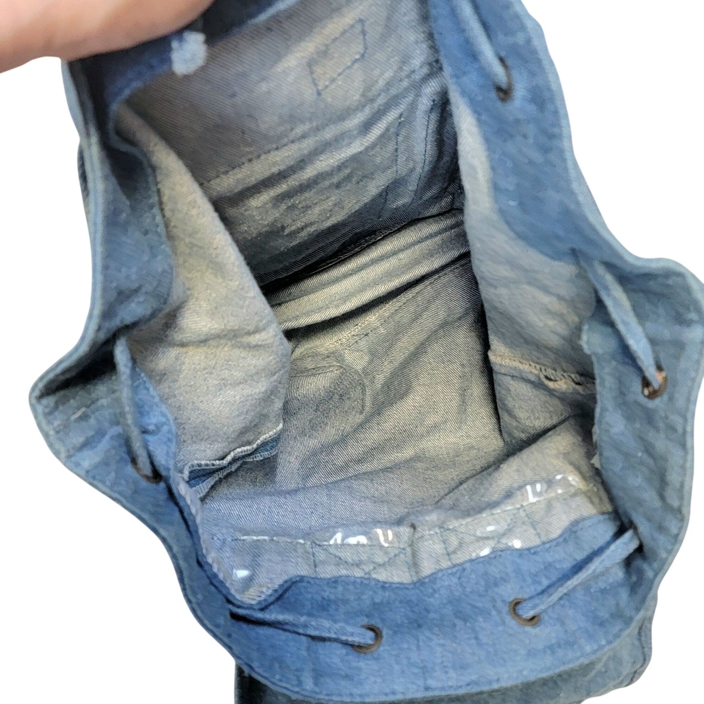 Arizona Jean Vintage 90s Denim Backpack Large Bag Purse Women Southwestern