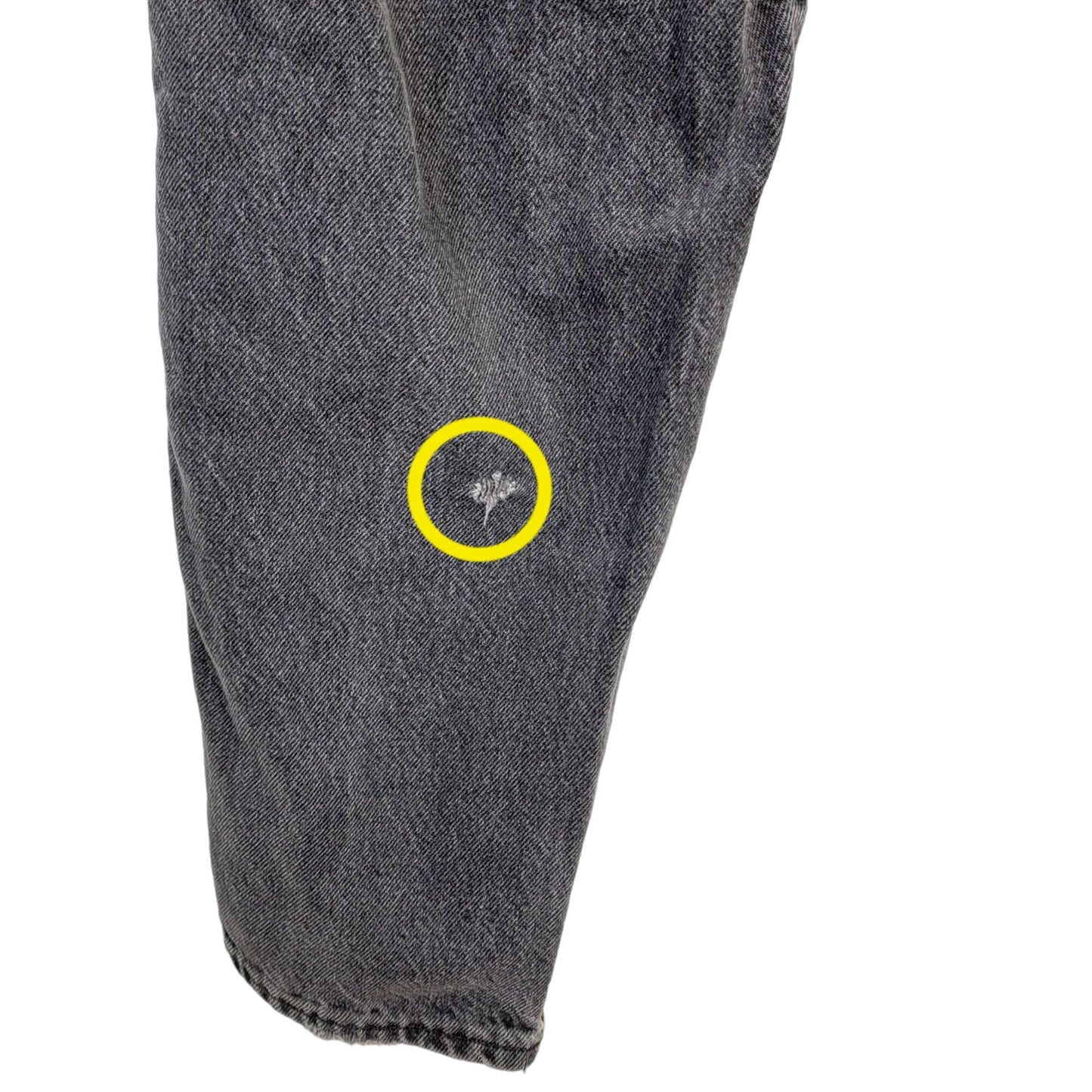 HIS Jeans Women 32 x 30 Vintage 90s Black Relaxed Straight Leg Denim High Rise