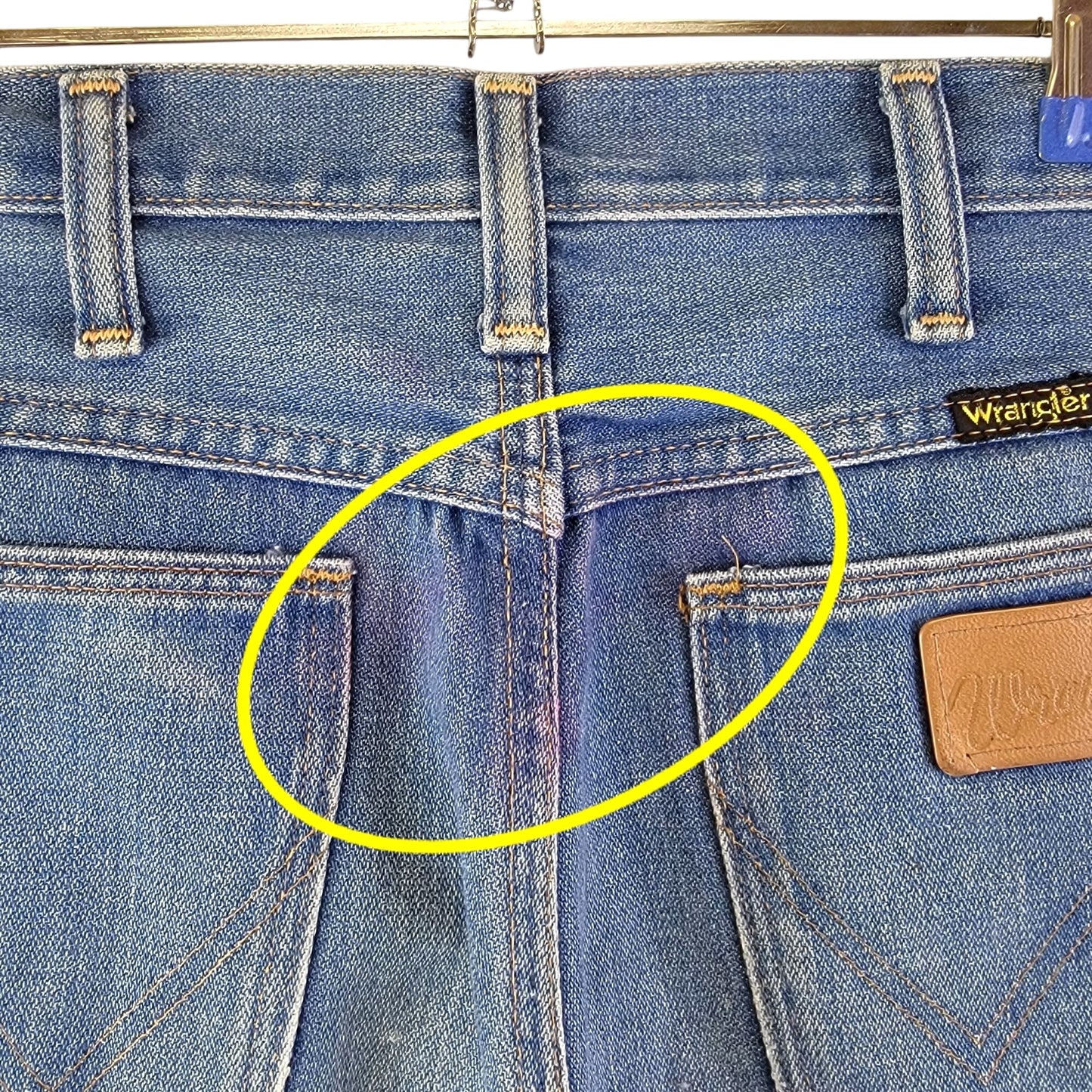 Wrangler Jeans 29 x 34 Vintage 80s Bootcut Flare Medium Wash Denim Women Men