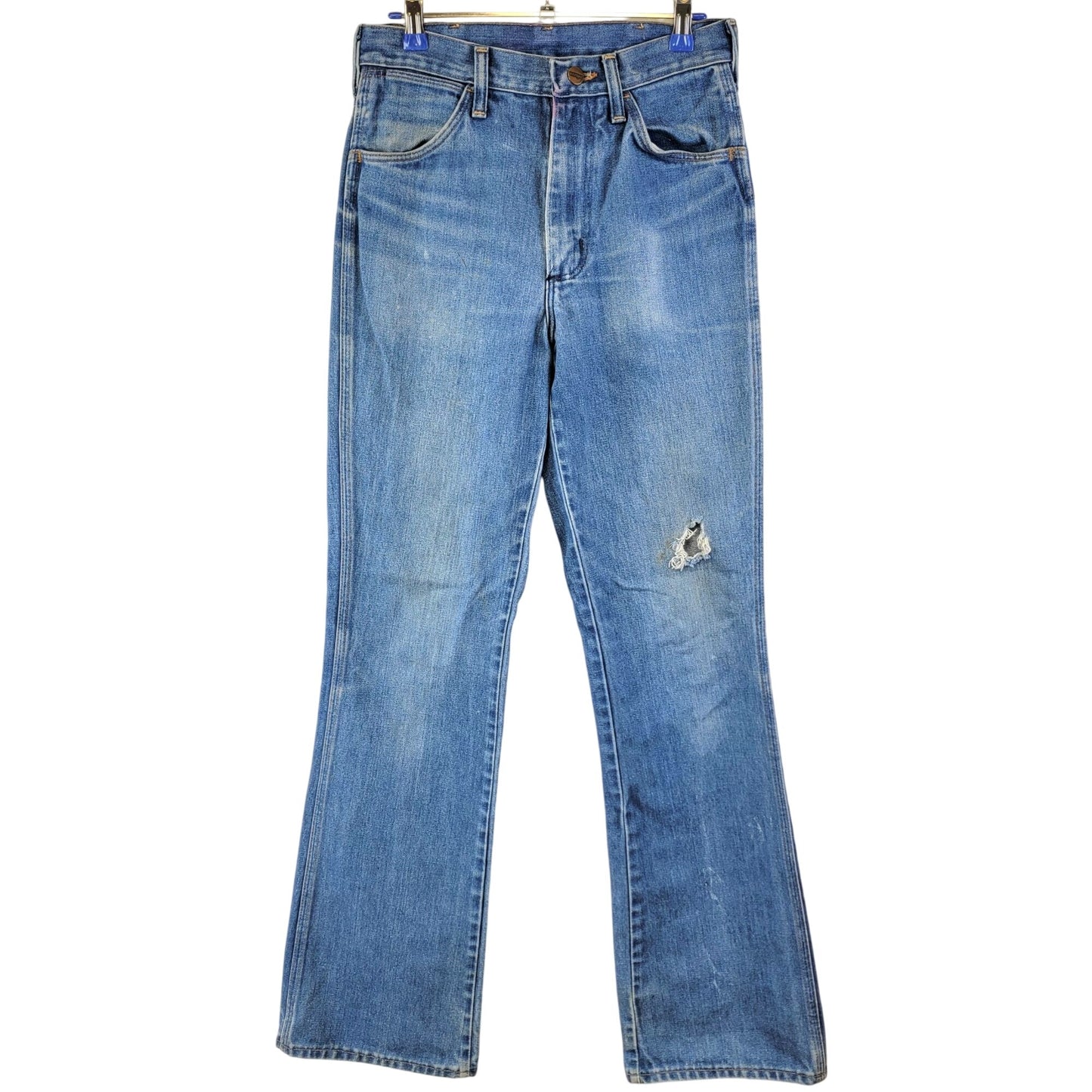 Wrangler Jeans 29 x 34 Vintage 80s Bootcut Flare Medium Wash Denim Women Men