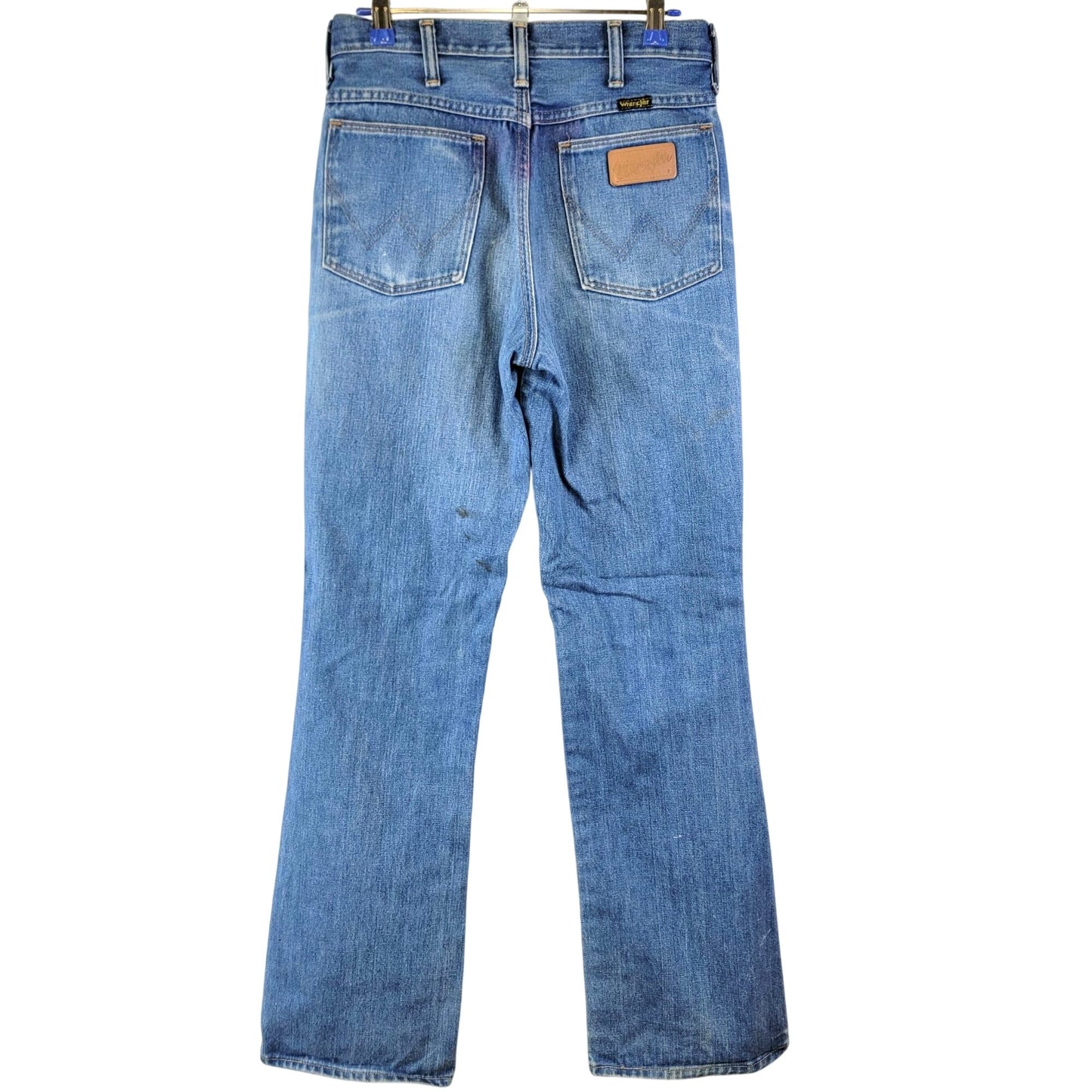 Wrangler Jeans 29 x 34 Vintage 80s Bootcut Flare Medium Wash Denim Women Men