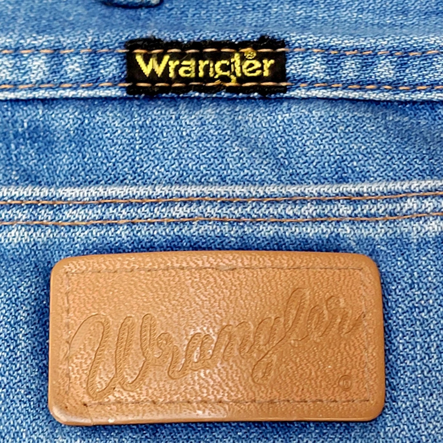 Wrangler Jeans 29 x 34 Vintage 80s Bootcut Flare Medium Wash Denim Women Men