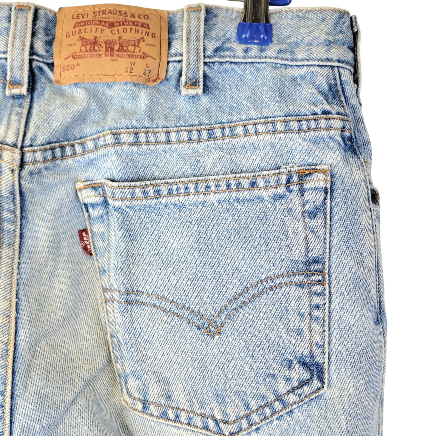 Levi's Jeans Vintage Y2K Husky Women 32 x 27 Relaxed Fit Straight Leg Mid Rise