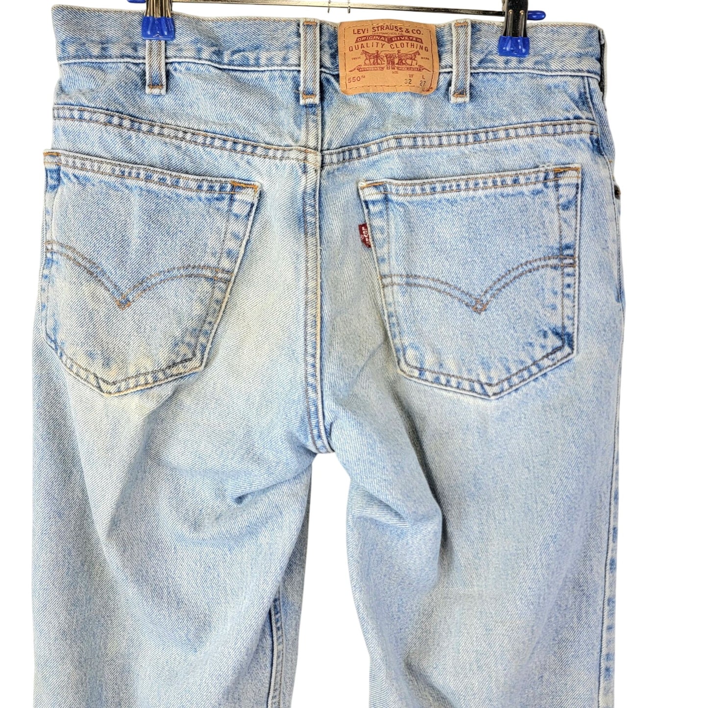 Levi's Jeans Vintage Y2K Husky Women 32 x 27 Relaxed Fit Straight Leg Mid Rise
