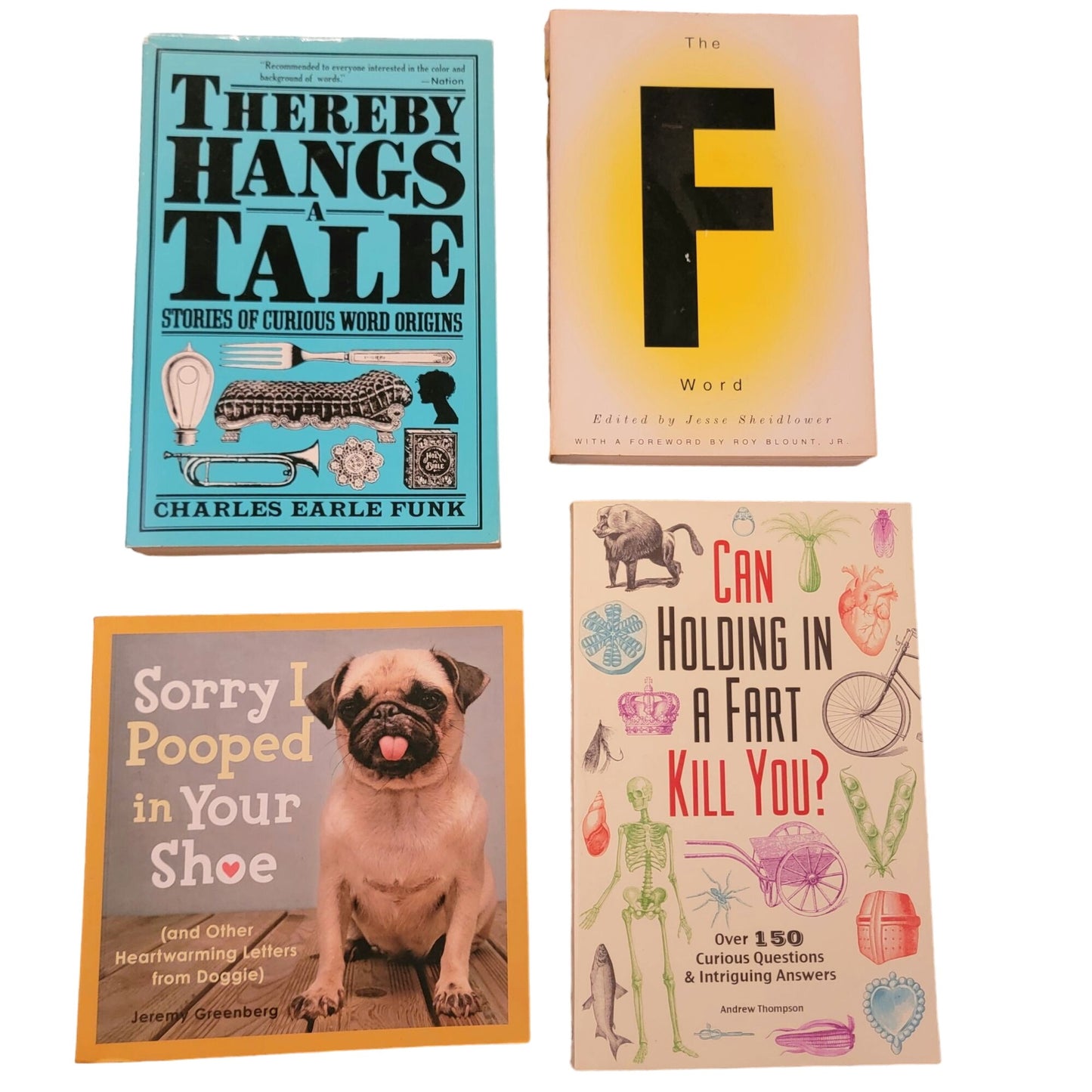 Funny Facts Book Lot Adult Read Home Library Humor Comedy