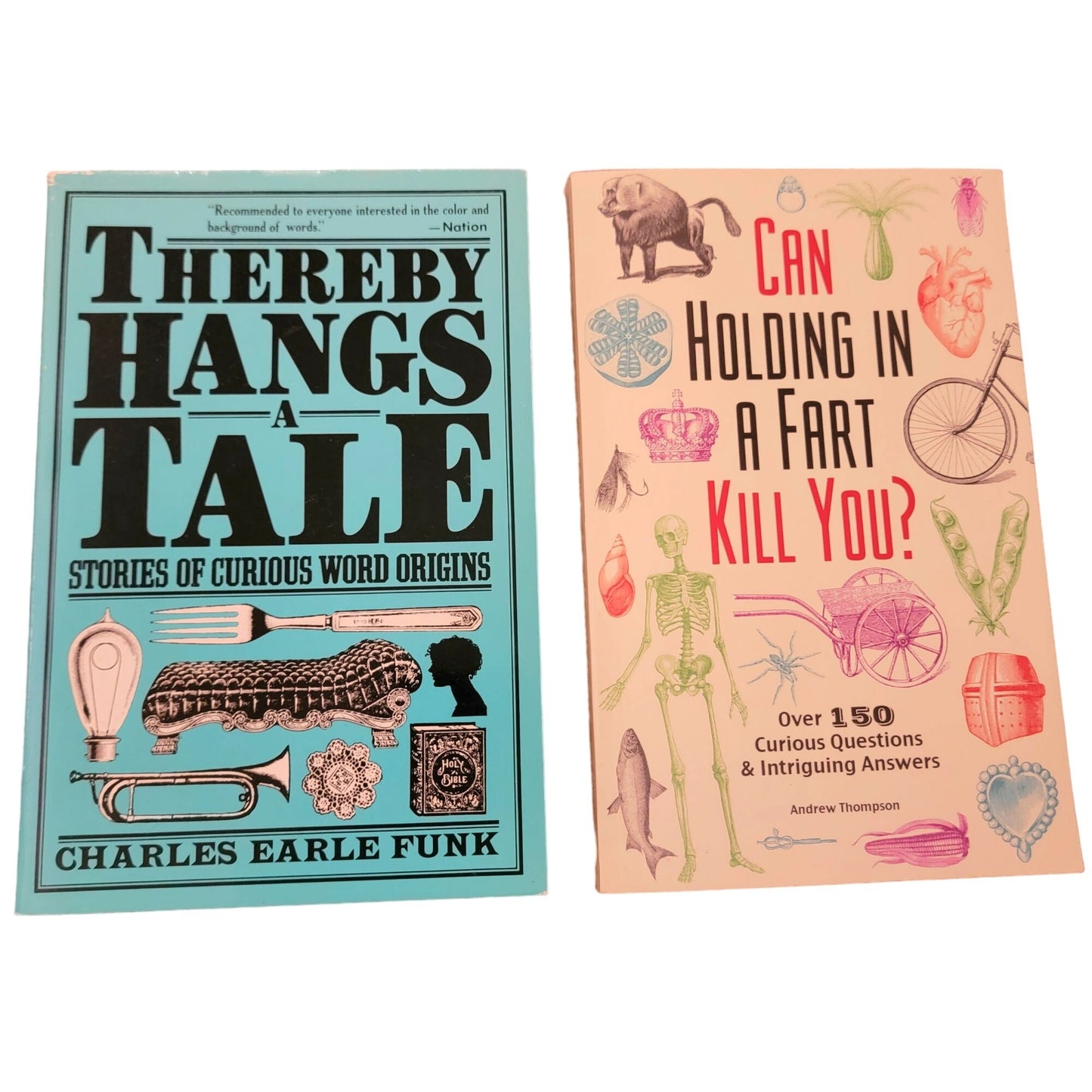 Funny Facts Book Lot Adult Read Home Library Humor Comedy