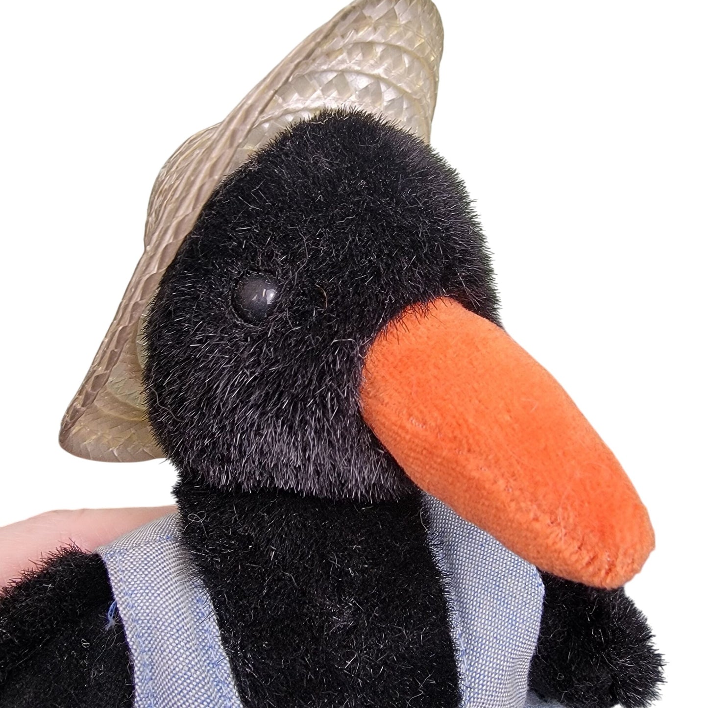 Ty Attic Treasures Vintage 1993 Cawley Crow Stuffed Animal Beanie