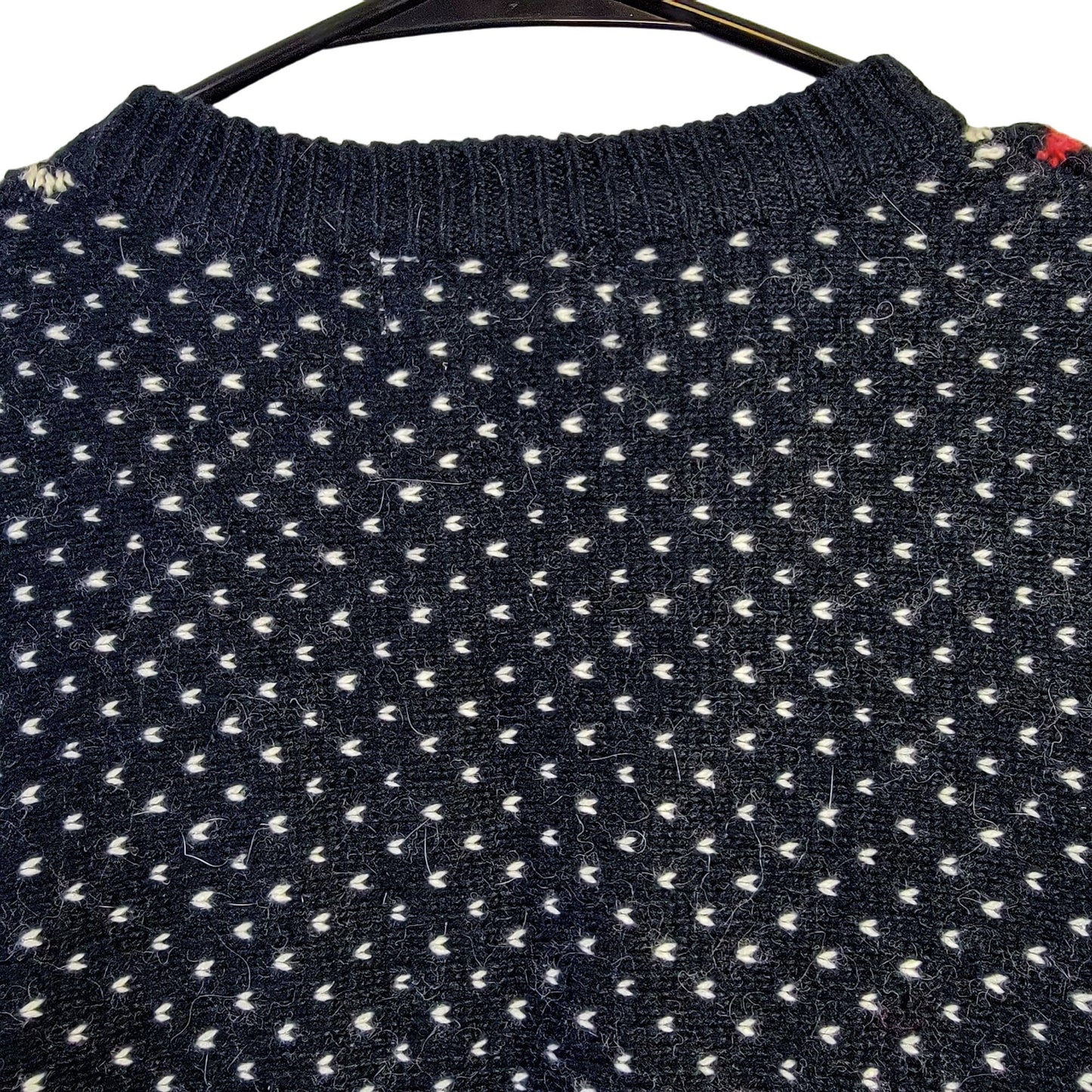 Vintage 90s Angora Cardigan Sweater Women Medium Christmas