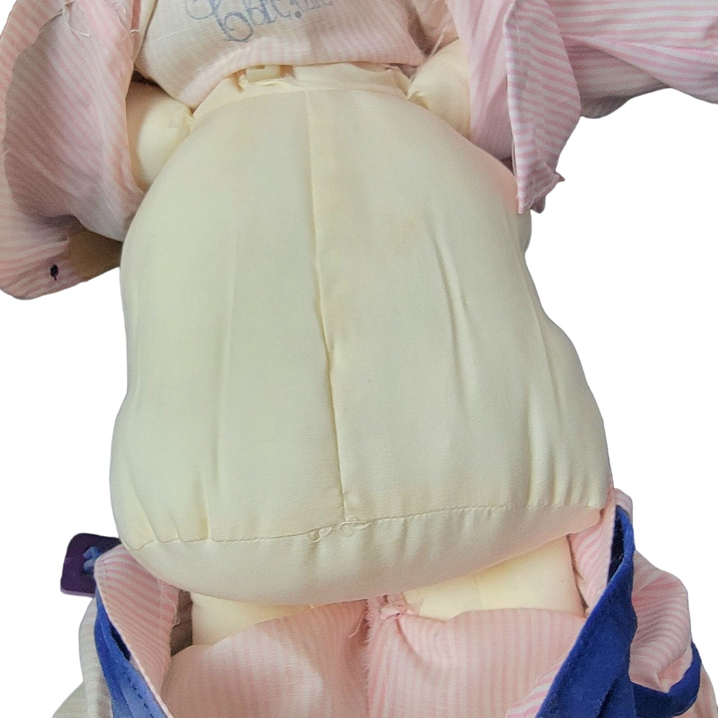 Precious Moments Vintage 90s Tracey Pink Baseball Glove Doll 15" 1994 Toy