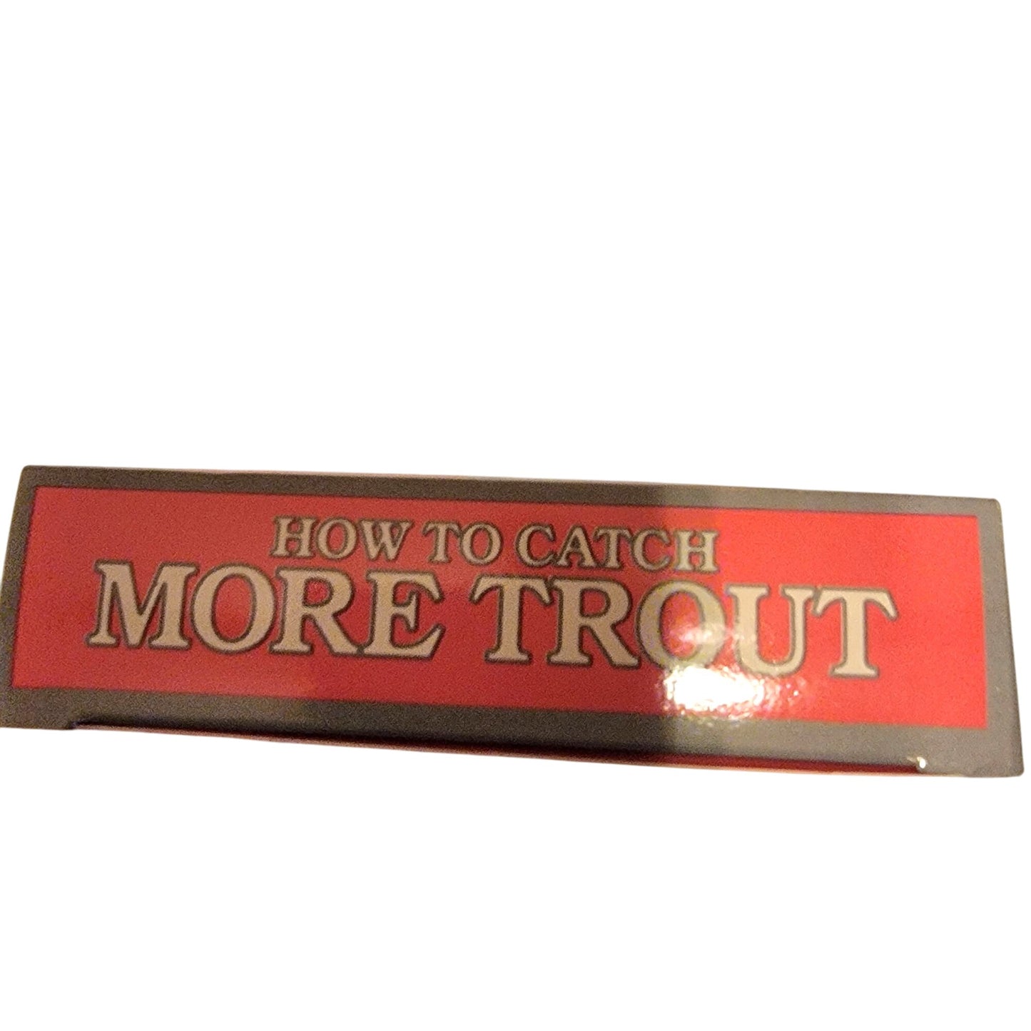 How to Catch More Trout VHS Movie Tape Vintage 80s Fishing Instruction Men Video