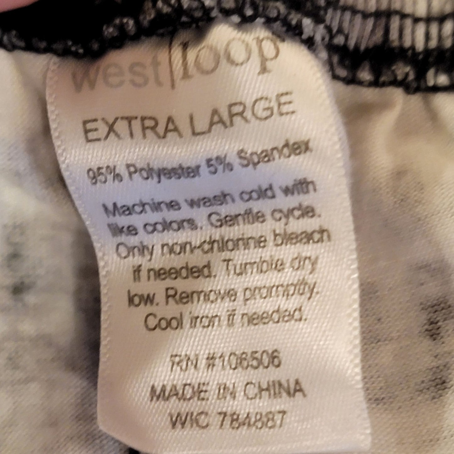 Tiered Knee Length Dress Women XL 14 Black White