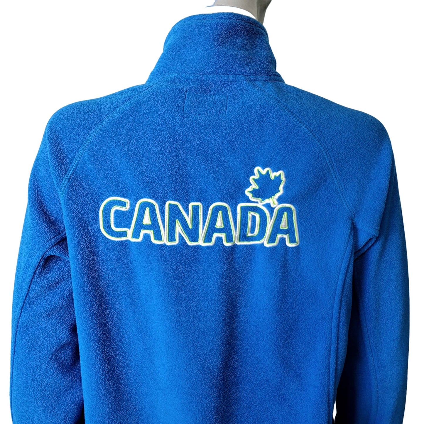 Fleece Jacket 2010 Winter Olympics Women Medium Blue Vancouver Canada