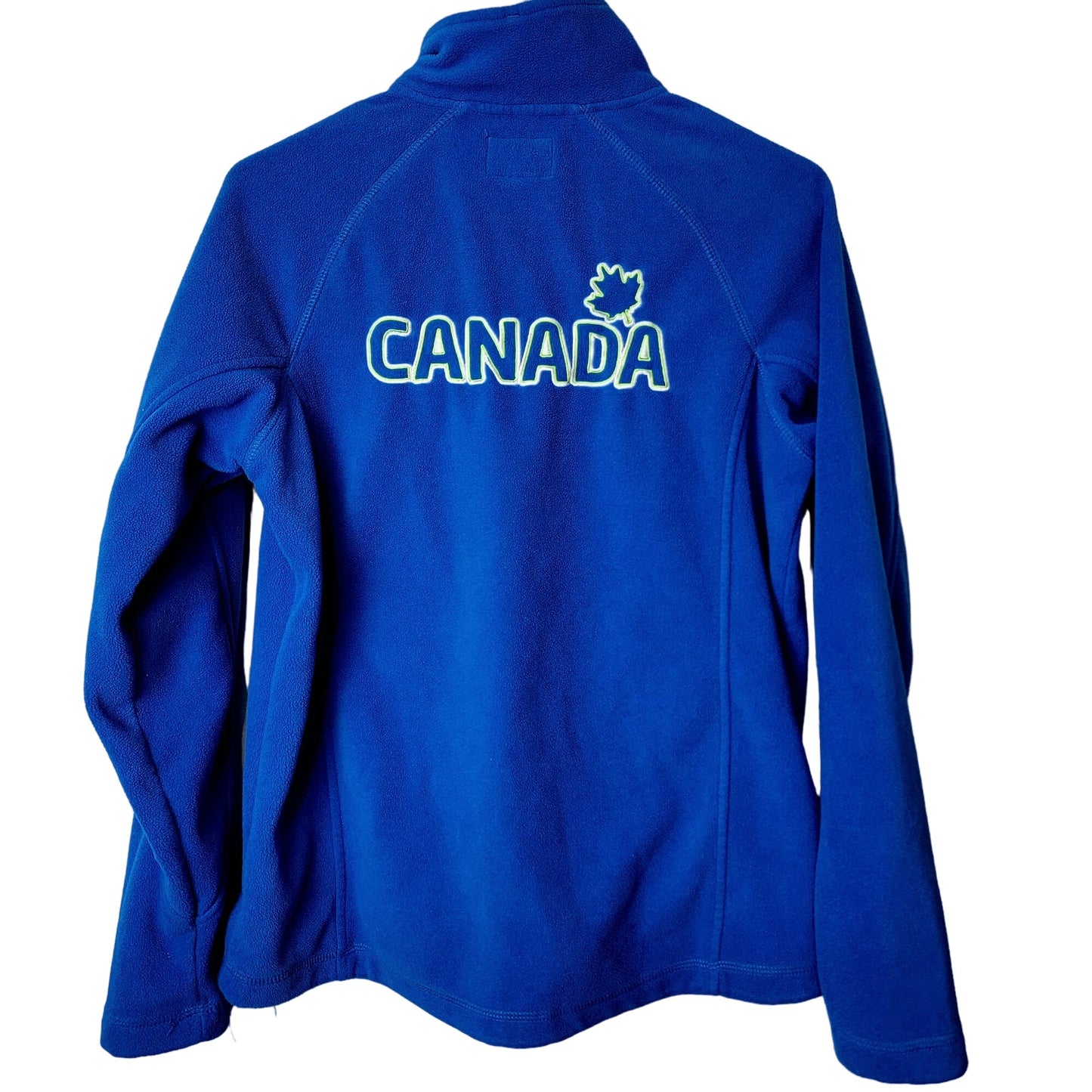 Fleece Jacket 2010 Winter Olympics Women Medium Blue Vancouver Canada