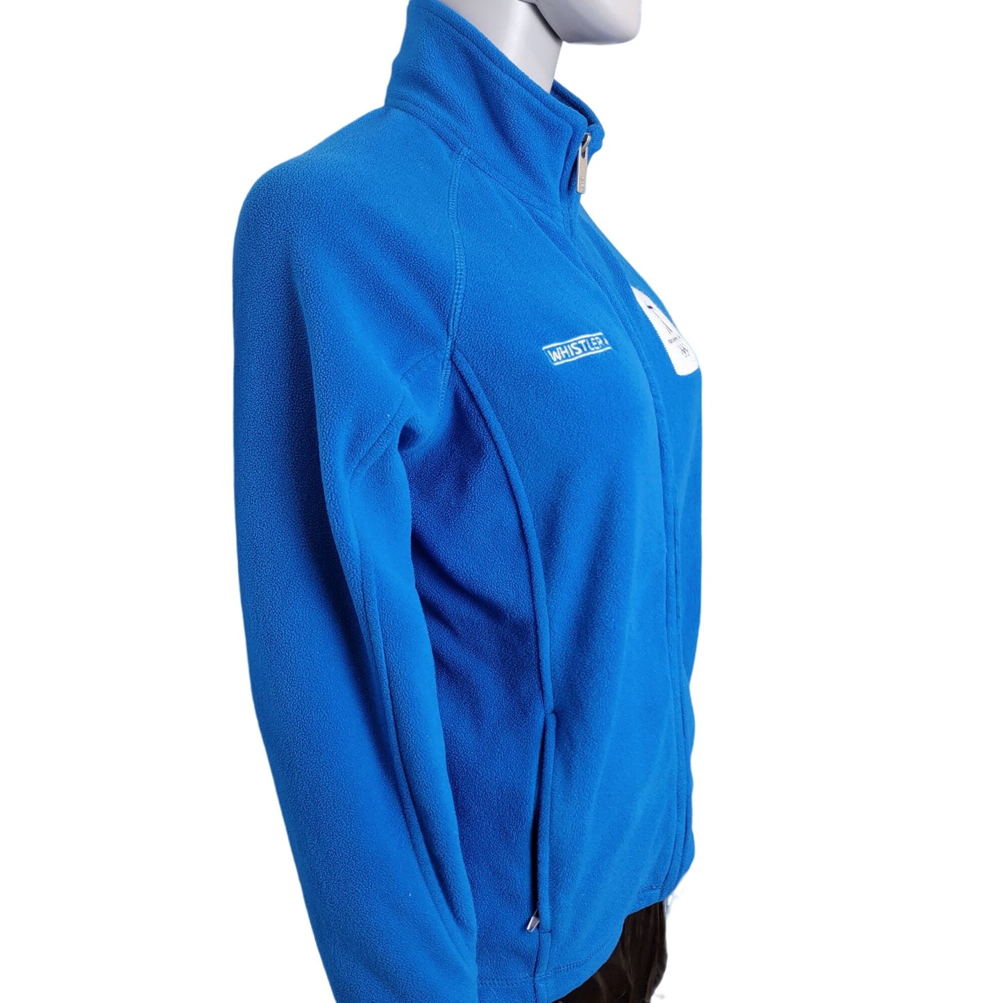 Fleece Jacket 2010 Winter Olympics Women Medium Blue Vancouver Canada