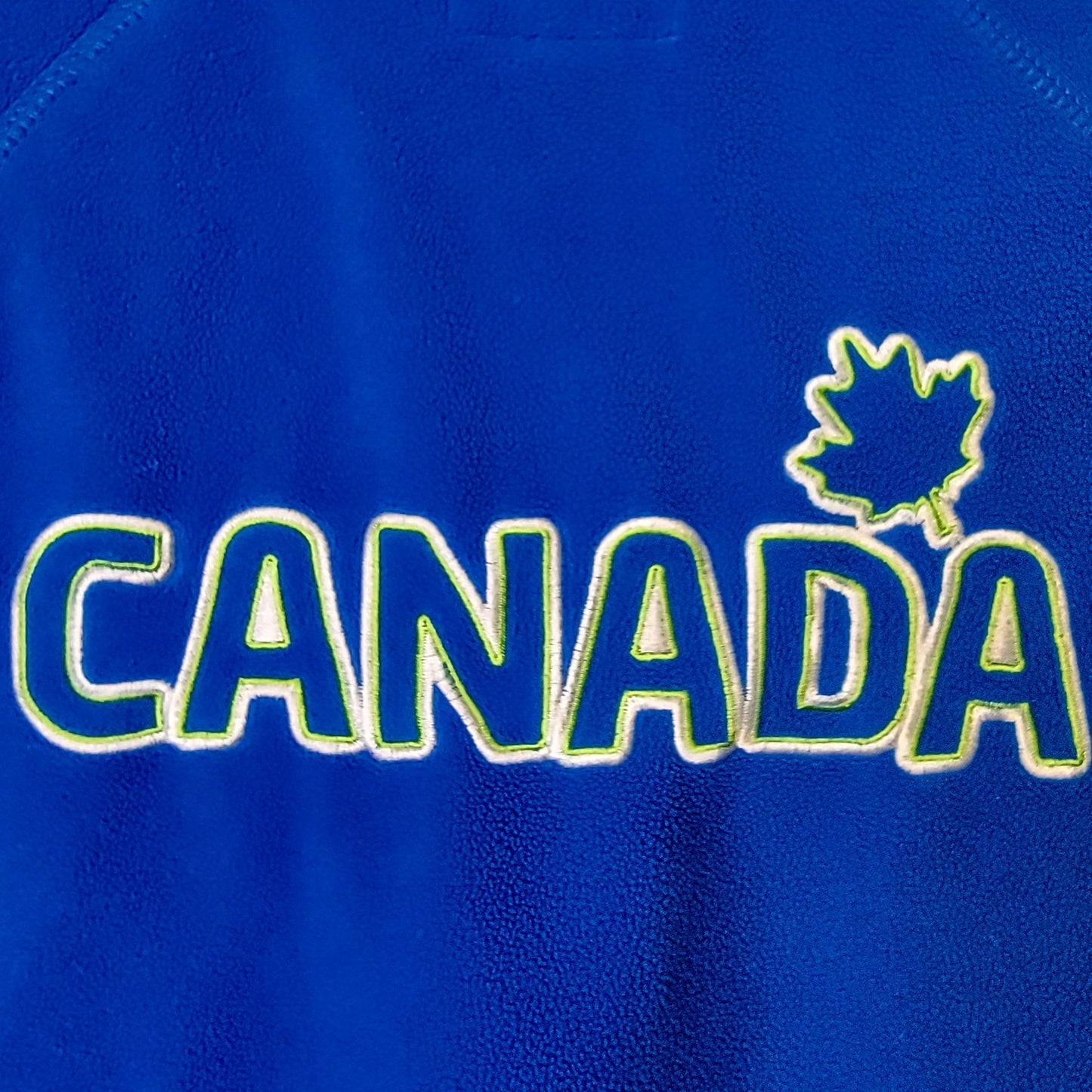 Fleece Jacket 2010 Winter Olympics Women Medium Blue Vancouver Canada