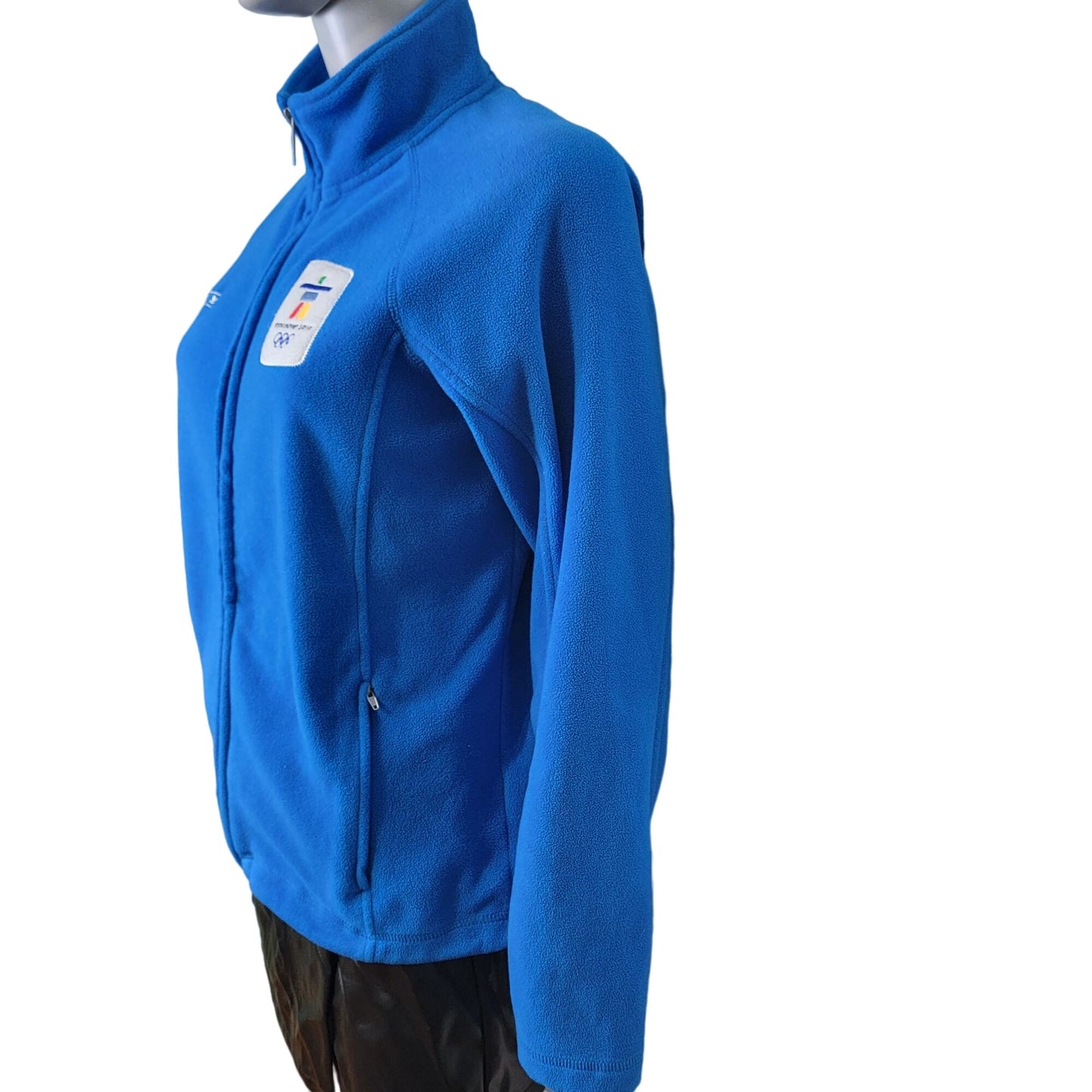 Fleece Jacket 2010 Winter Olympics Women Medium Blue Vancouver Canada