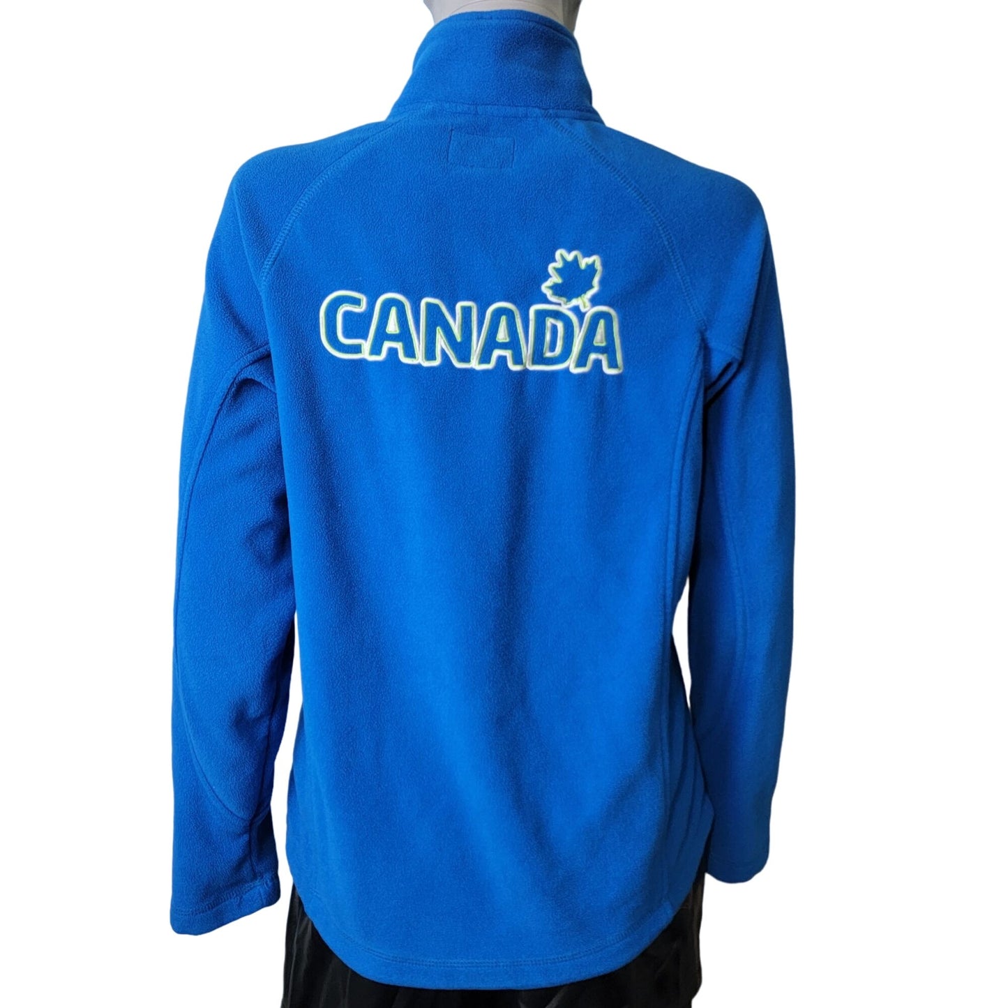 Fleece Jacket 2010 Winter Olympics Women Medium Blue Vancouver Canada