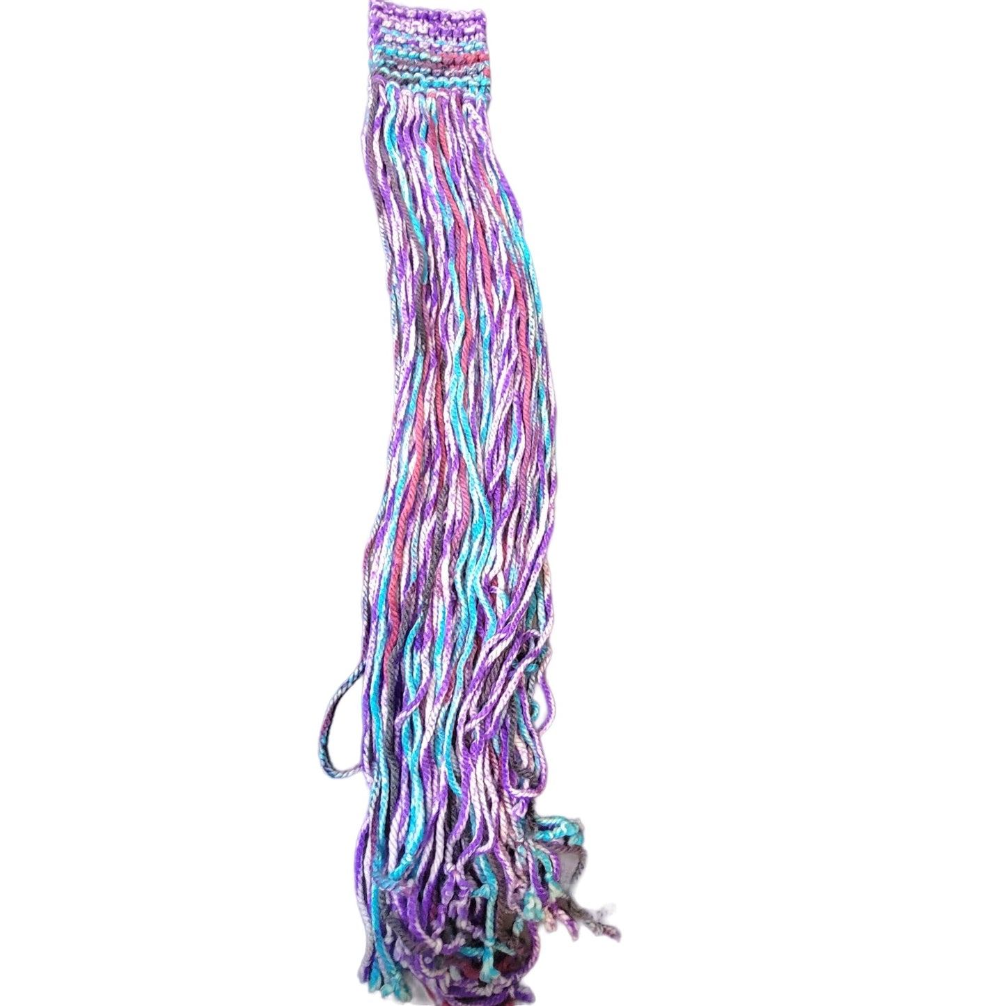 Crochet Festival Arm Cuff Long Fringe Women Colorful Costume Unicorn Pastel