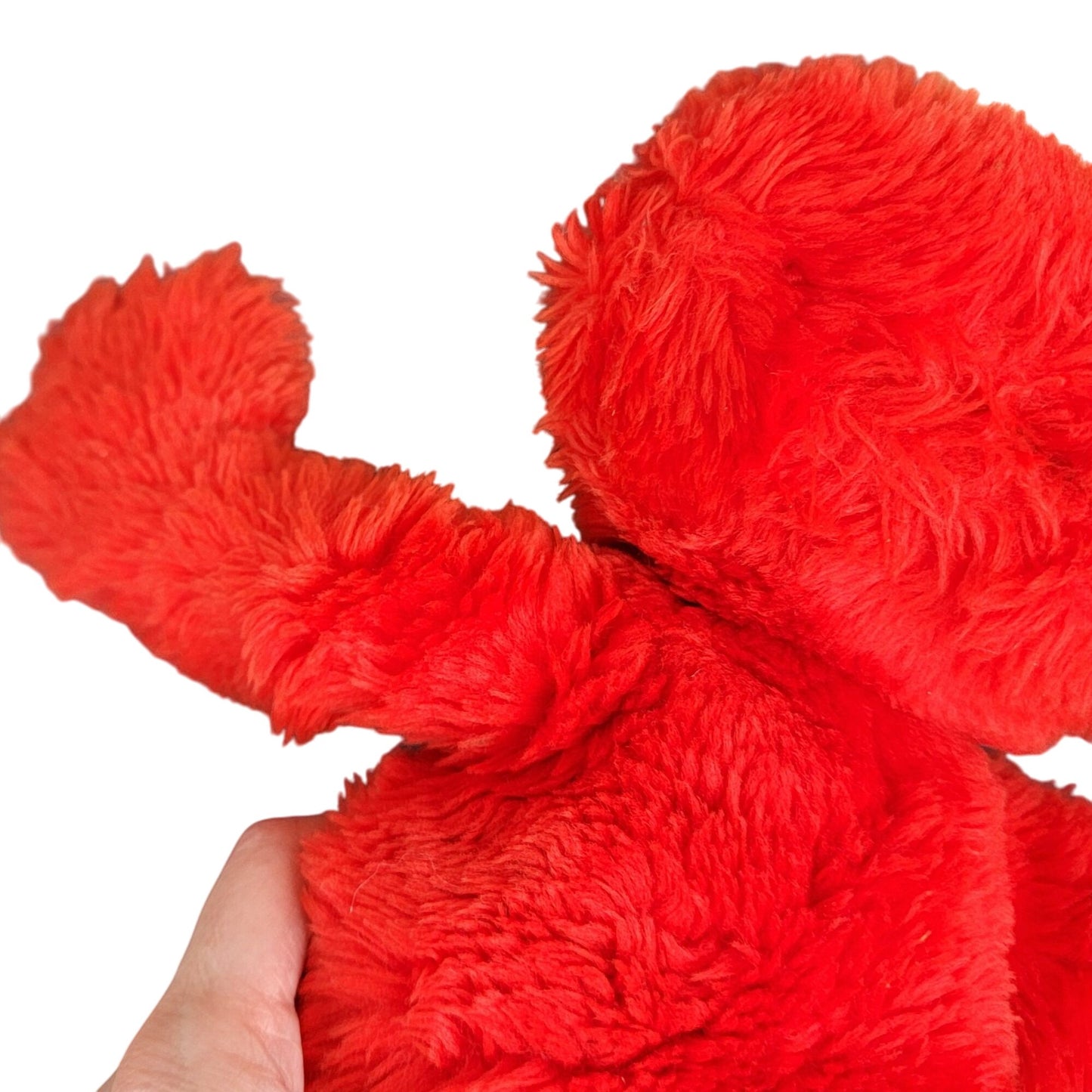Vintage 1997 Talking Elmo Stuffed Animal 14 inch Red Fuzzy Toy 90s Retro Child