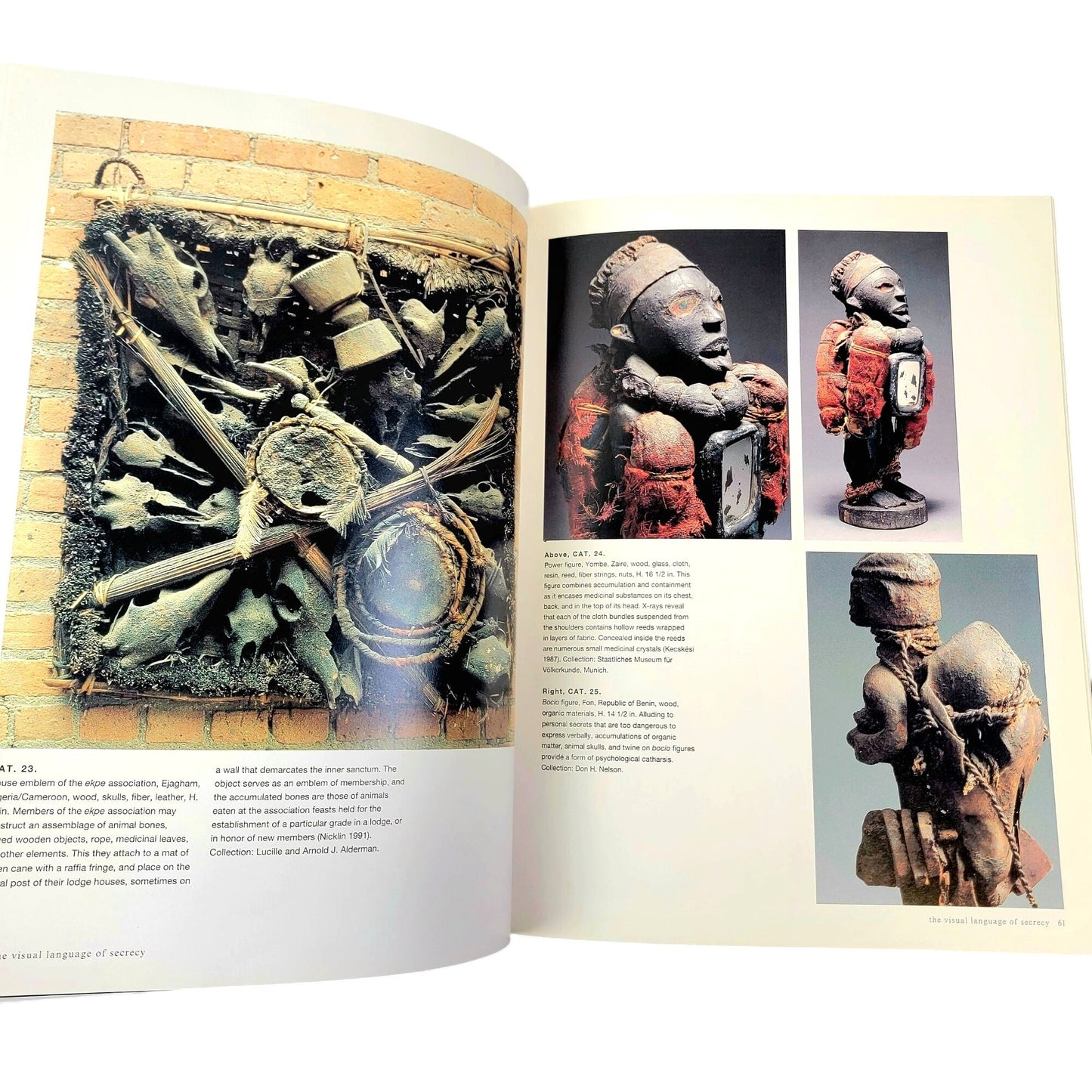 Vintage 1993 Hardcover Coffee Table Book Secrecy African Art That Conceals Reveals Museum Exhibition Mary Nooter