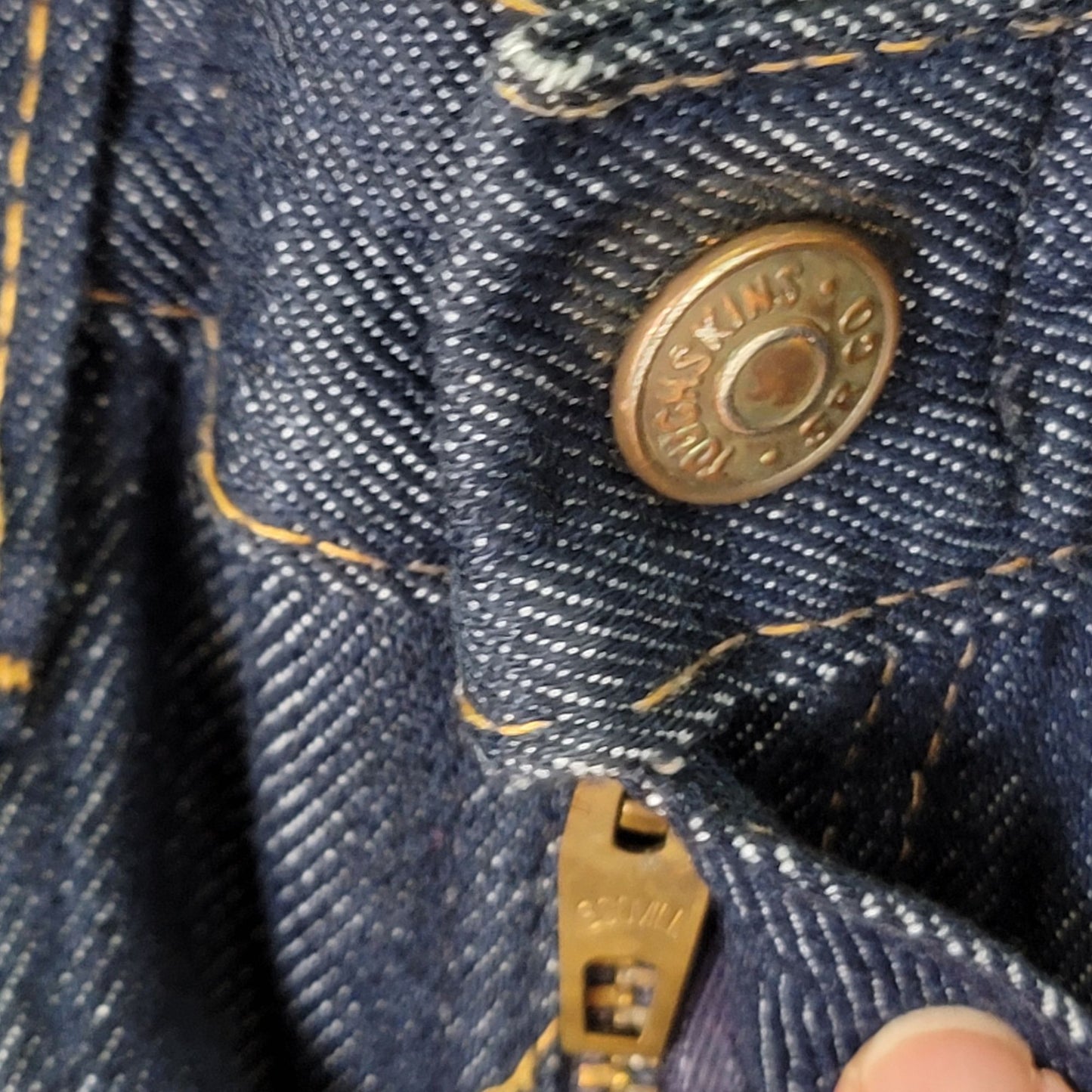 Bootcut Vintage 70s Sears Jeans 7 Child 21 Waist 20 Inseam Dark Wash Denim Retro
