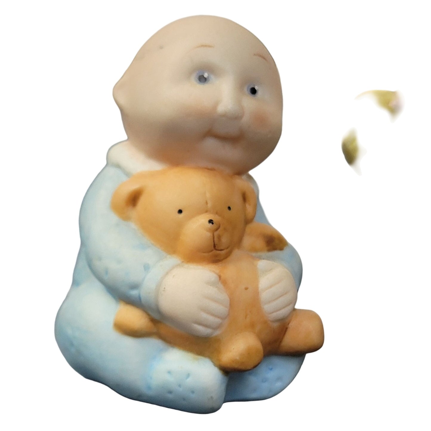 Cabbage Patch Kids Vintage Porcelain Figurines Set 1984 Baby Boy Blond Girl 80s