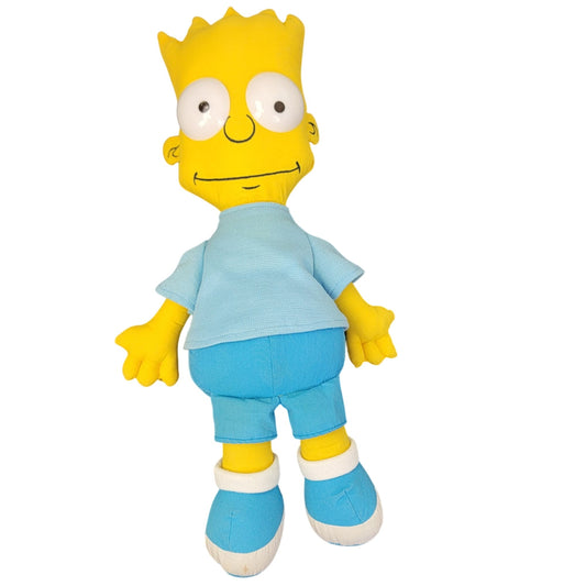 The Simpsons 18 Inch Bart Vintage 1990 Rag Doll Stuffed Toy Plush Retro Tv Show