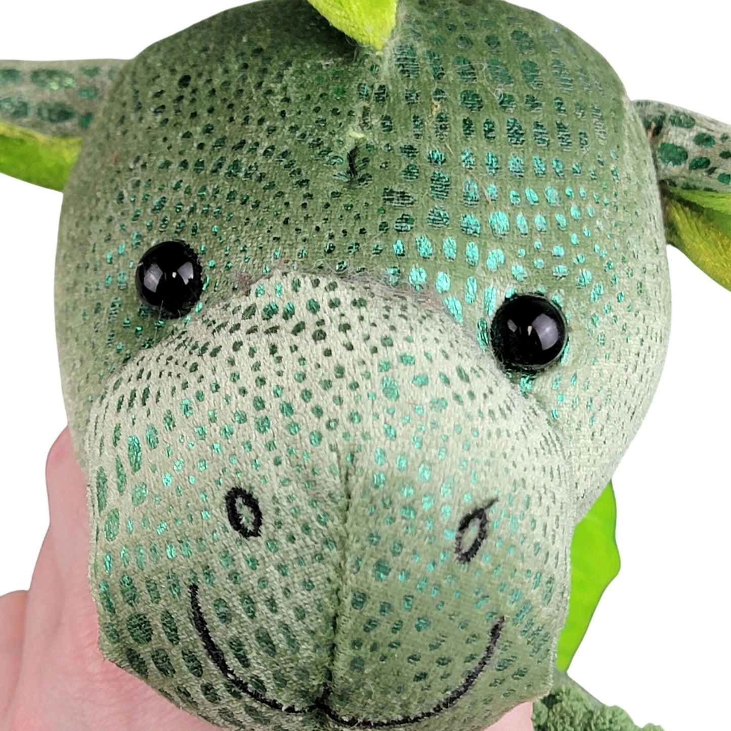 Scentsy Buddy Retired 2014 Scout Dragon Green 13 in Full Size Stuffed Animal Toy