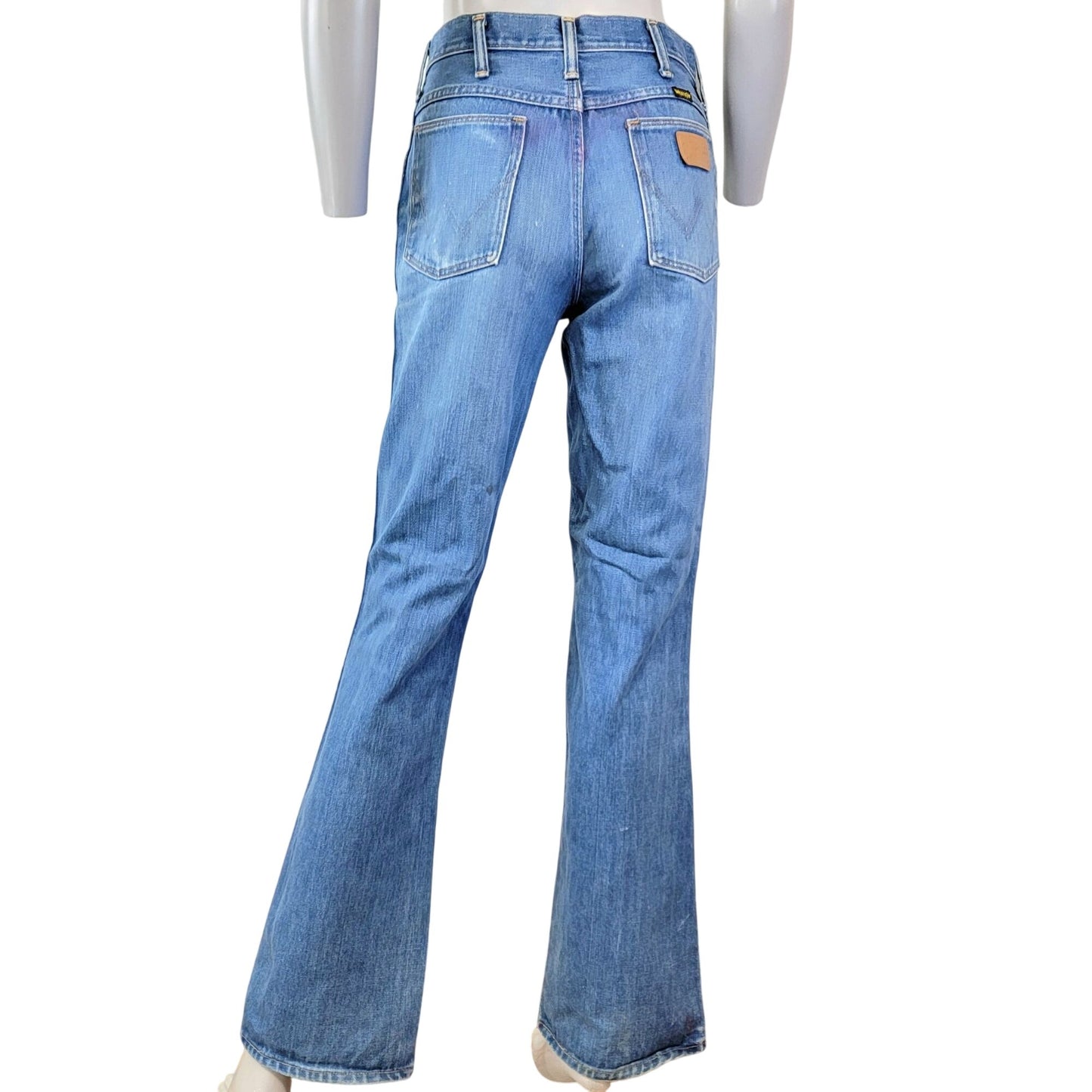 Wrangler Jeans 29 x 34 Vintage 80s Bootcut Flare Medium Wash Denim Women Men