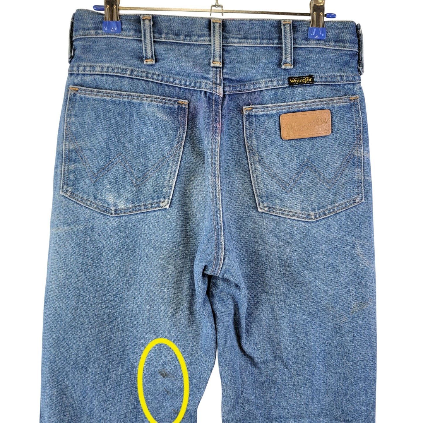 Wrangler Jeans 29 x 34 Vintage 80s Bootcut Flare Medium Wash Denim Women Men