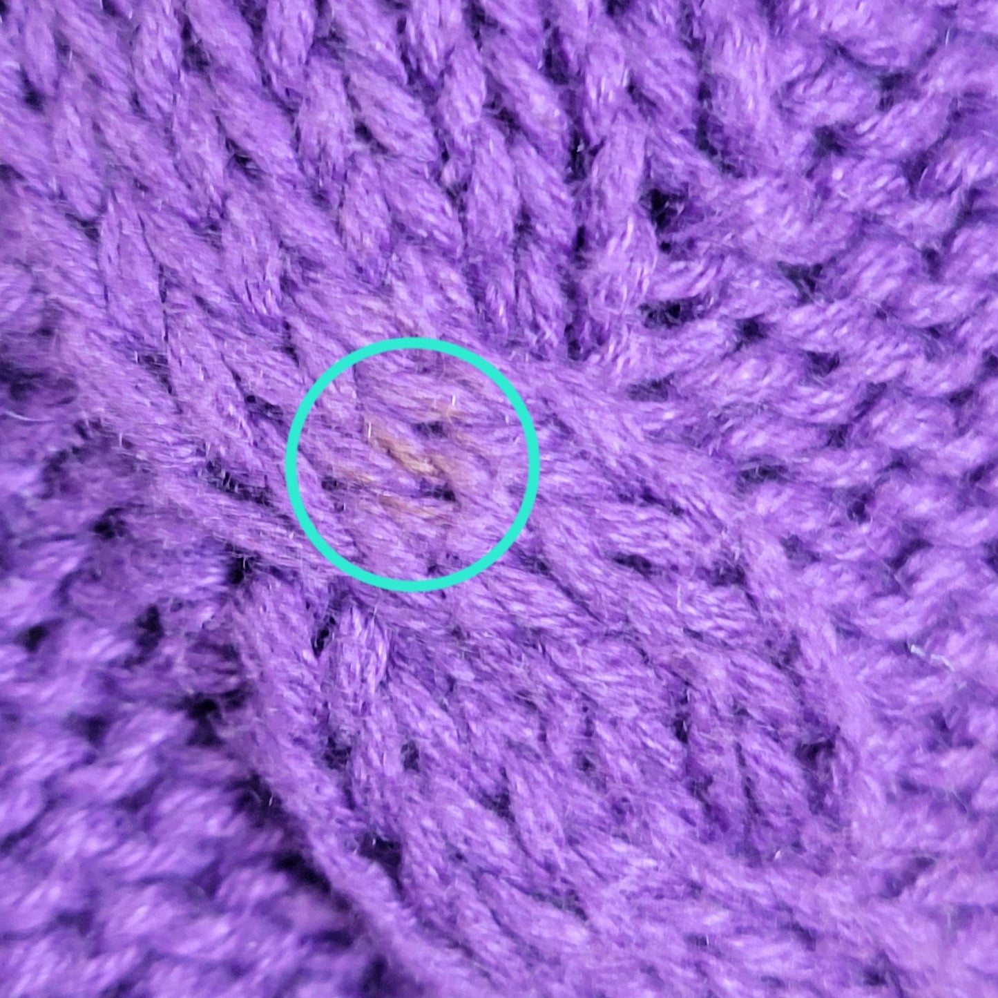 Vintage 80s Cardigan Sweater Women Large Purple