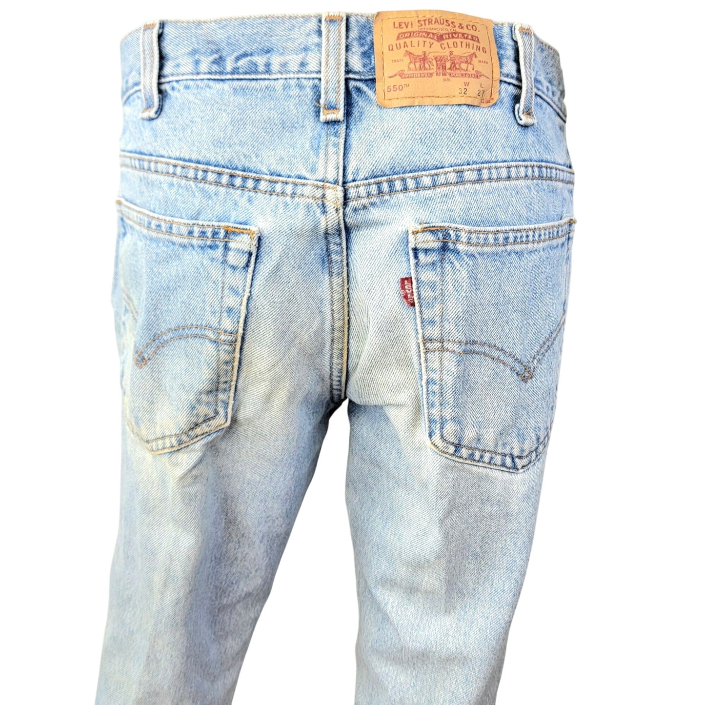 Levi's Jeans Vintage Y2K Husky Women 32 x 27 Relaxed Fit Straight Leg Mid Rise