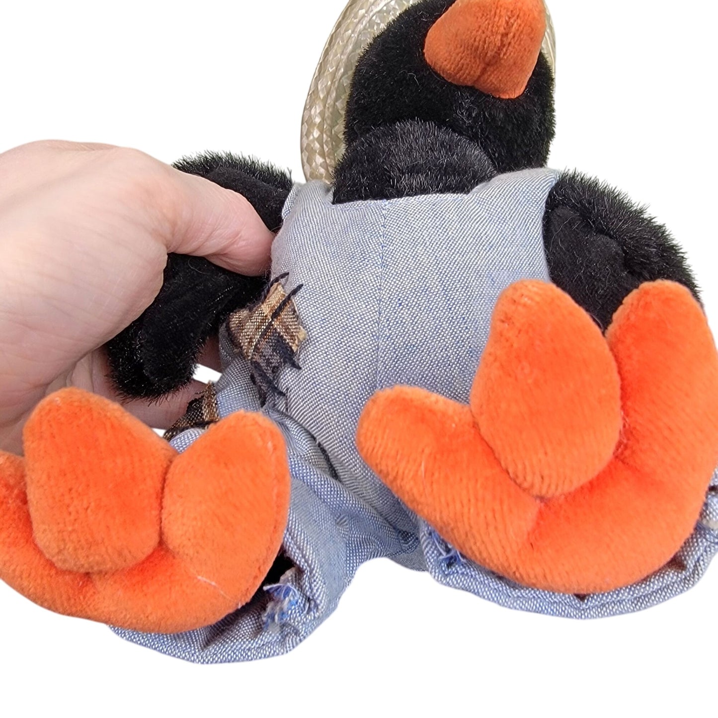 Ty Attic Treasures Vintage 1993 Cawley Crow Stuffed Animal Beanie